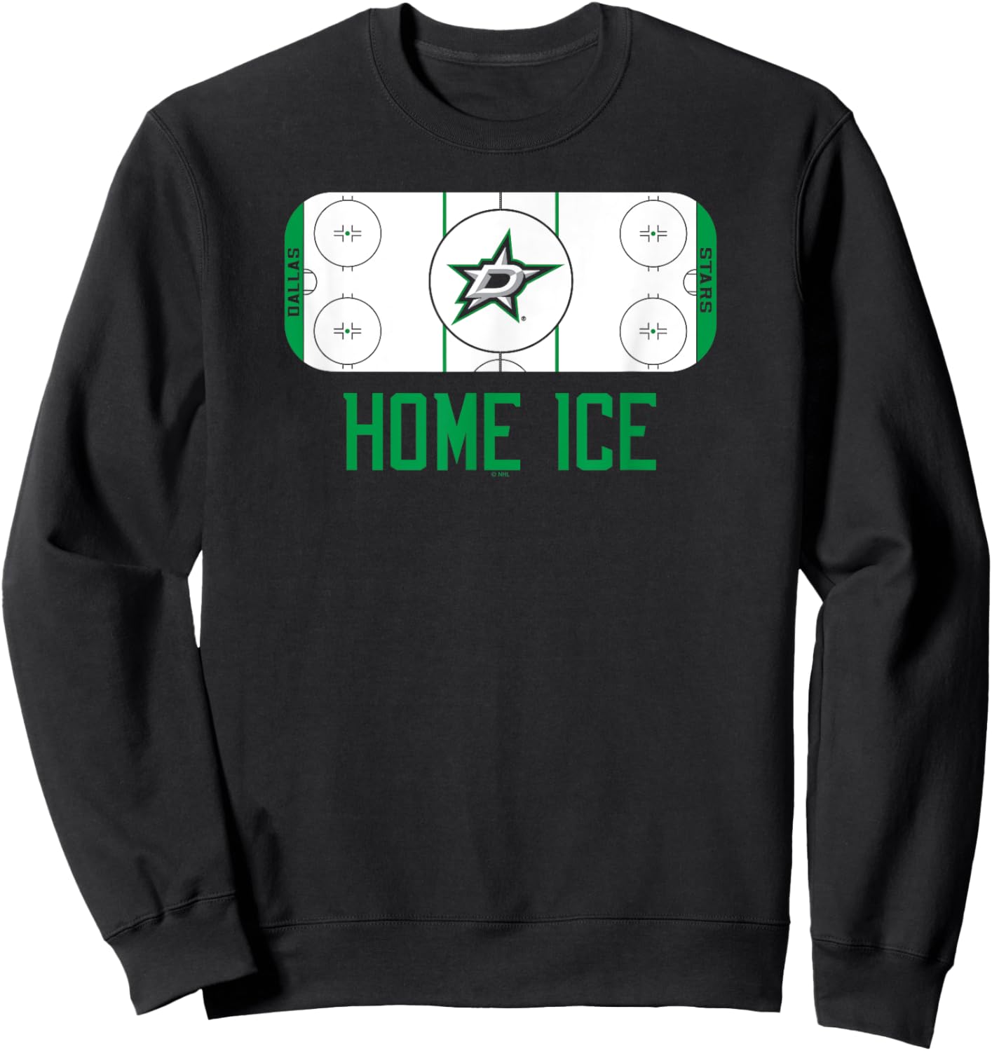 Dallas Stars Home Ice Black Officially Licensed Sweatshirt - Sweatshirt | Black