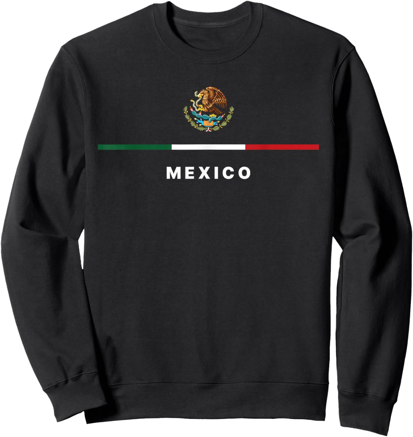 Mexico Mexican Flag Vintage Mexican Independence Day Sweatshirt - Sweatshirt | Black