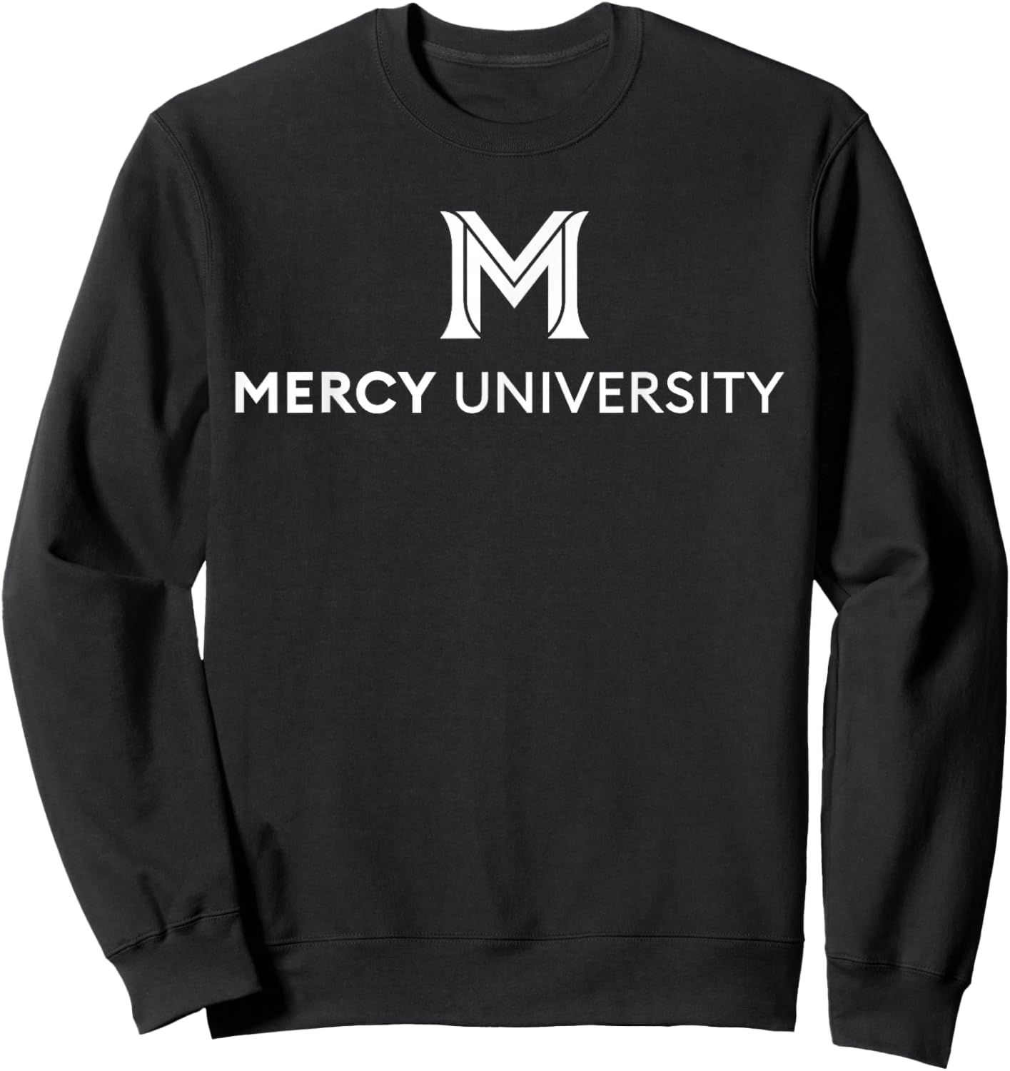 Mercy University Mavericks M logo Sweatshirt - Sweatshirt | Black