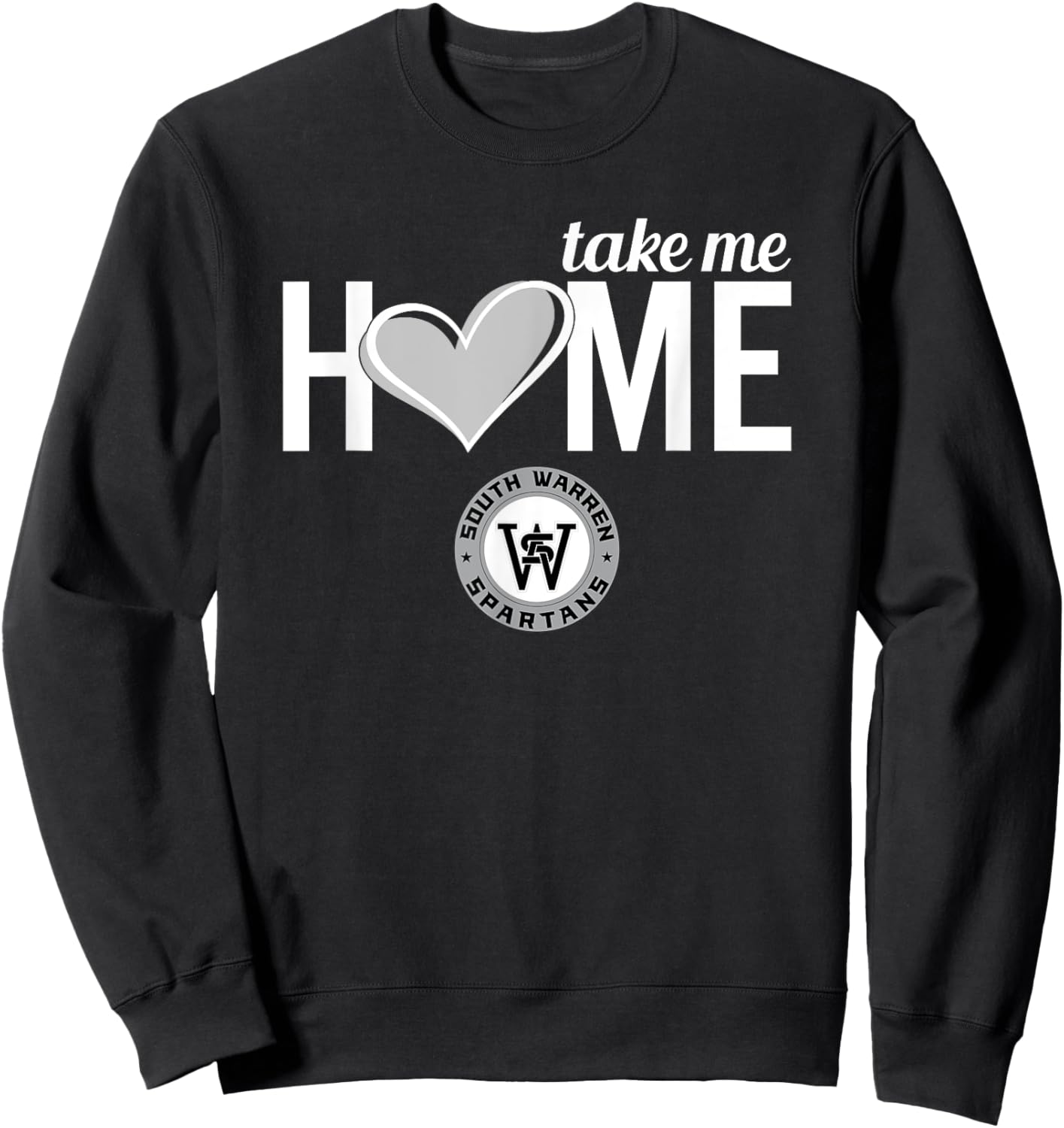 South Warren Spartans Logo Take Me Home HS Sweatshirt - Sweatshirt | Black