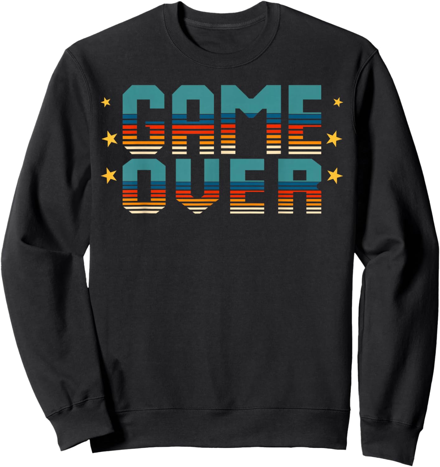 Funny Game Over Game Night Host Trivia Board Game Retro Sweatshirt - Sweatshirt | Black