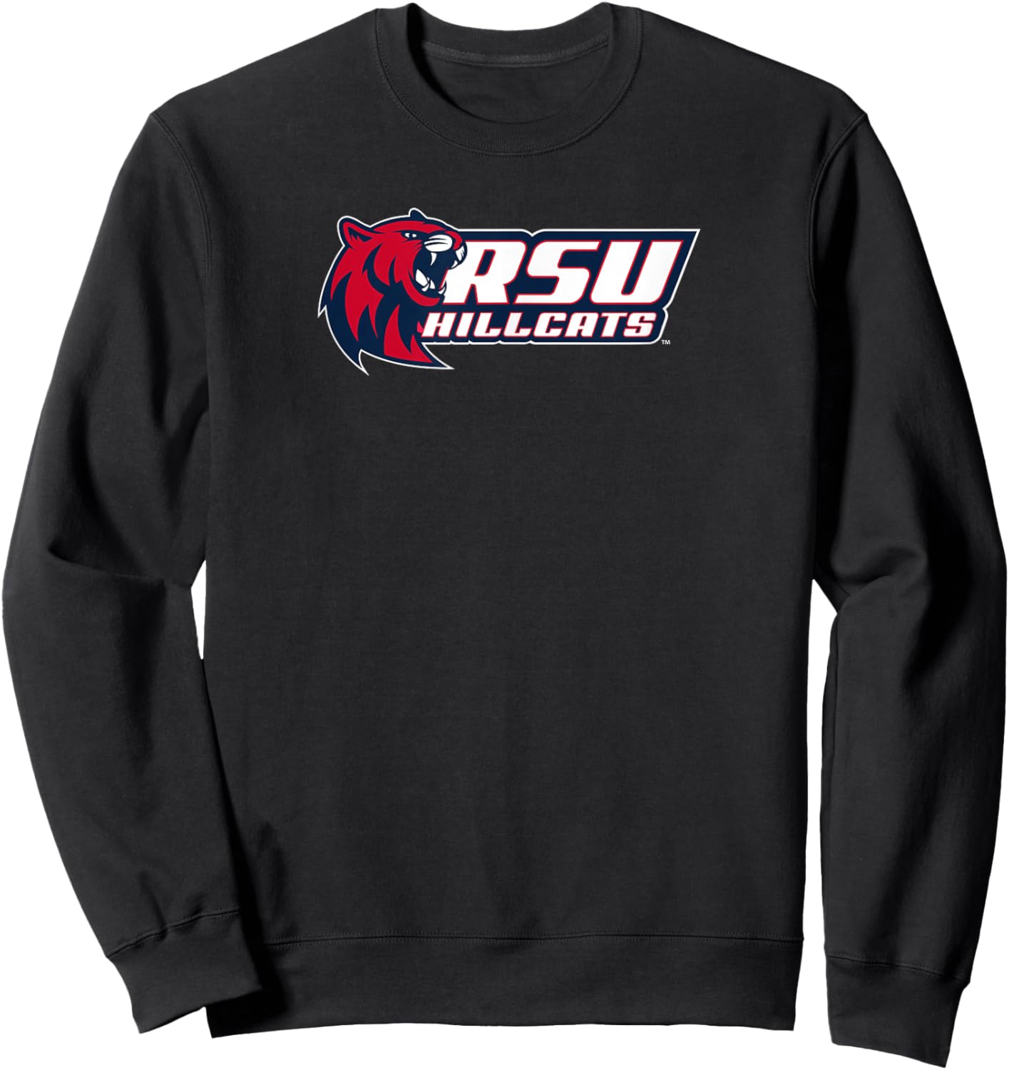 Rogers State University RSU Hillcats Primary Logo Sweatshirt - Sweatshirt | Black