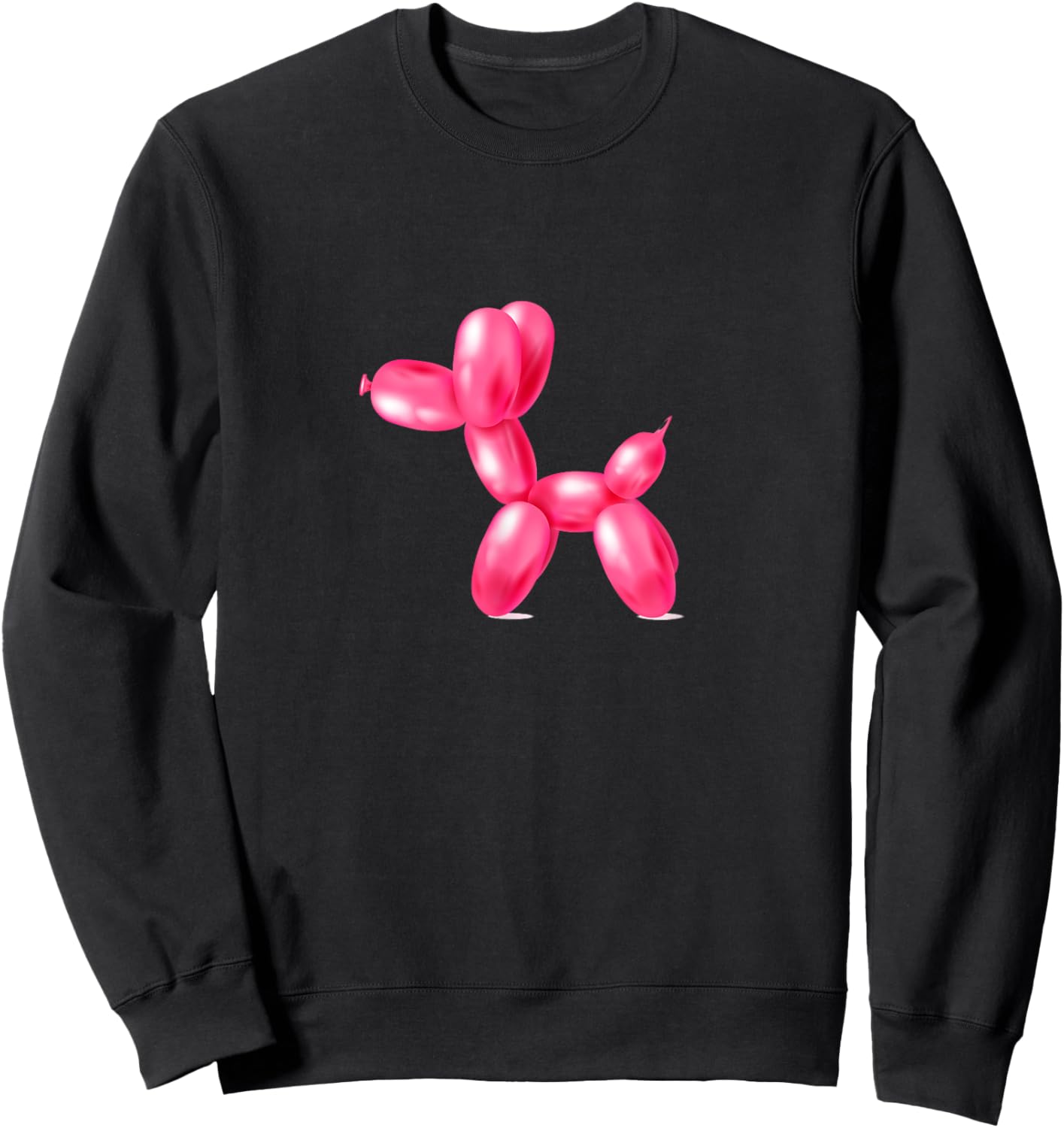 #lele Balloon Animal, Balloon Dog, Funny Balloon Sweatshirt - Sweatshirt | Black