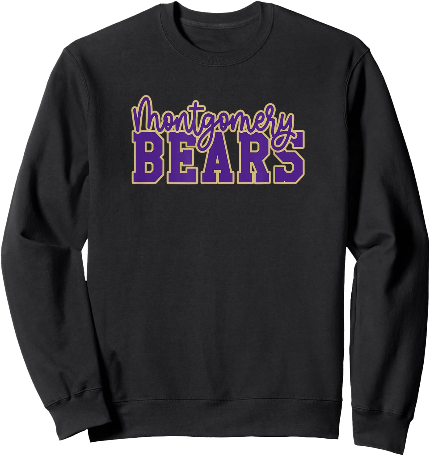 Montgomery High School Bears Sweatshirt - Sweatshirt | Black