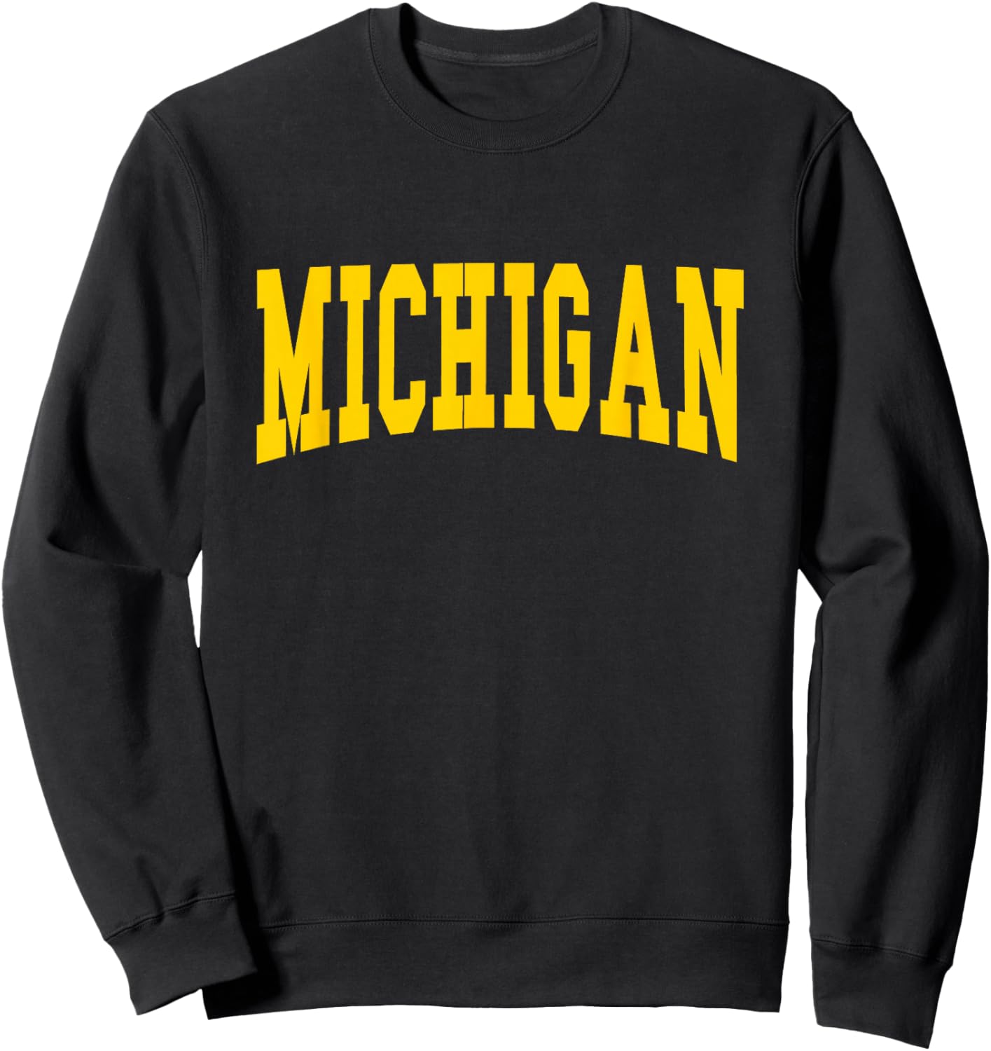 MICHIGAN - Throwback Design - Classic Sweatshirt - Sweatshirt | Black