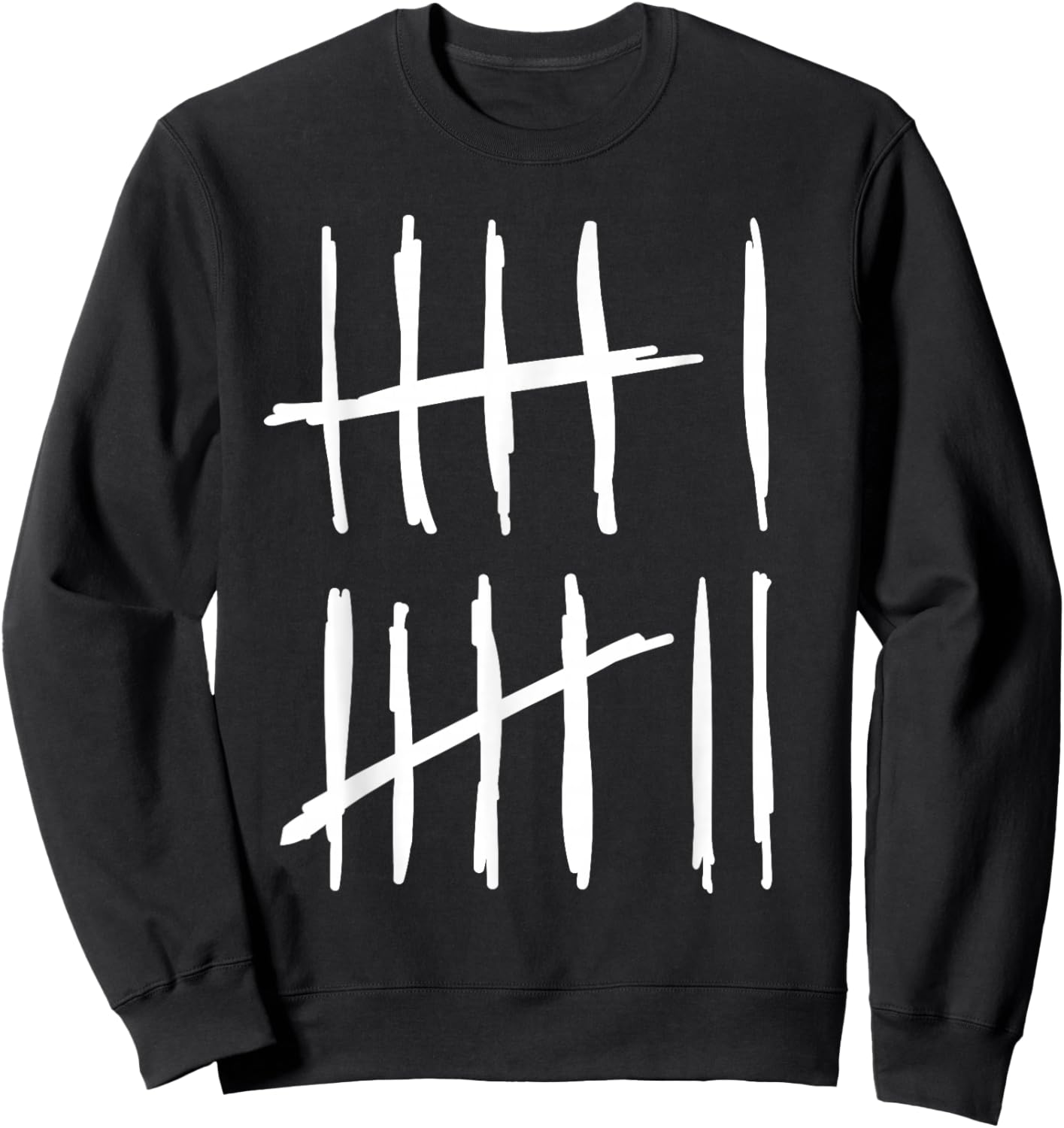 Six Sept 6 7 Tally Marks 67 Meme 6-7 Numbers Funny School Sweatshirt - Sweatshirt | Black