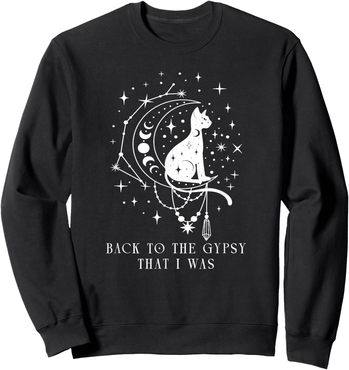 Back to The Gypsy That I was Sweatshirt - Sweatshirt | Black