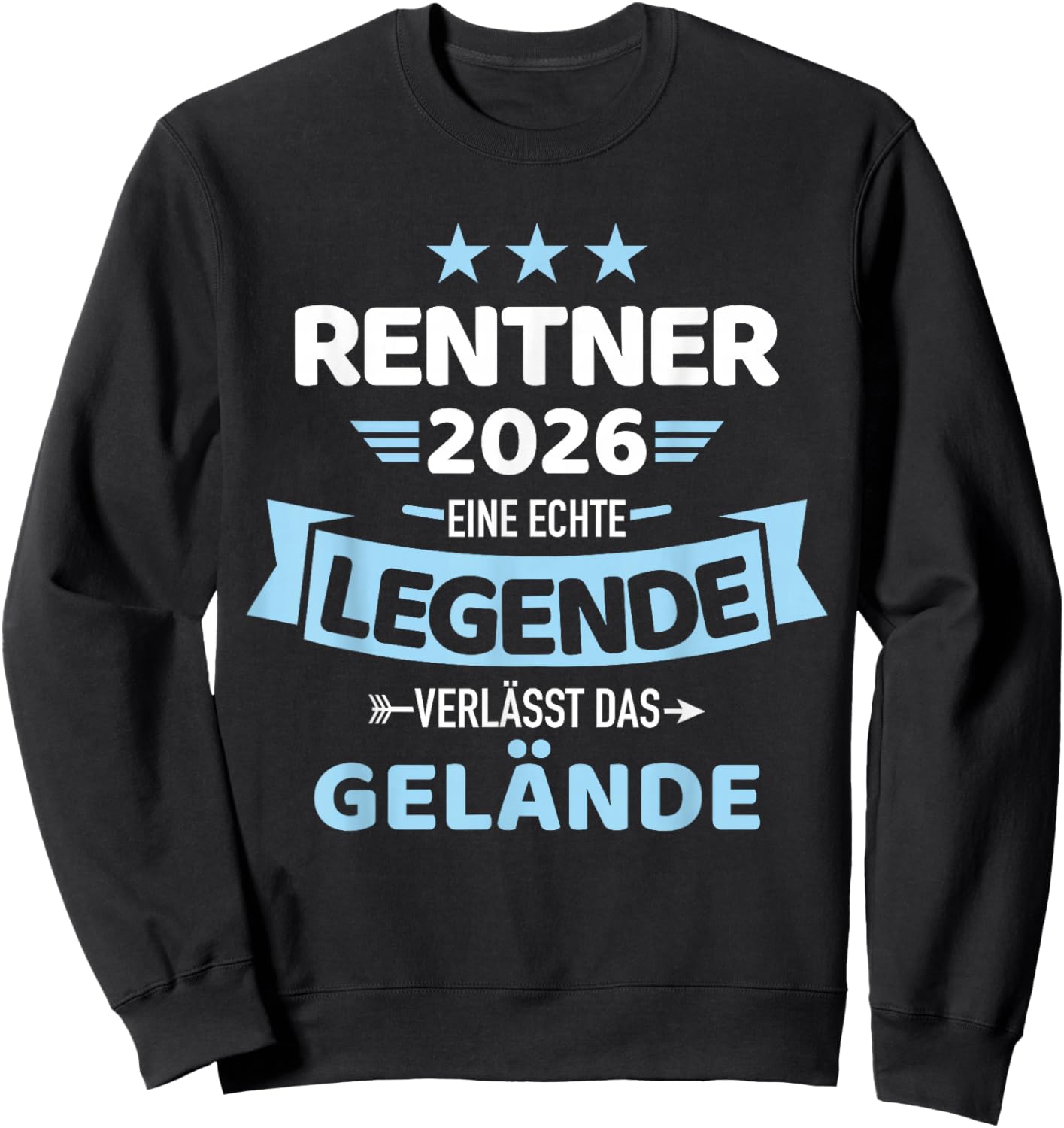 Rentner 2026 A Real Legend Leaves the Terrain Sweatshirt - Sweatshirt | Black