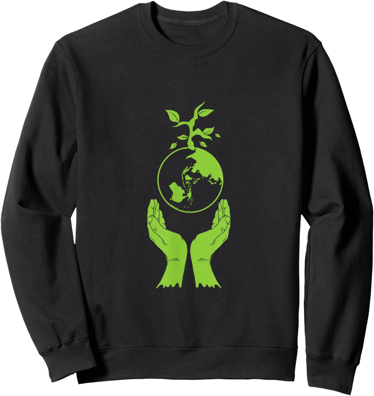 Protection de l'environnement Green Earth Sweatshirt - Sweatshirt | Black