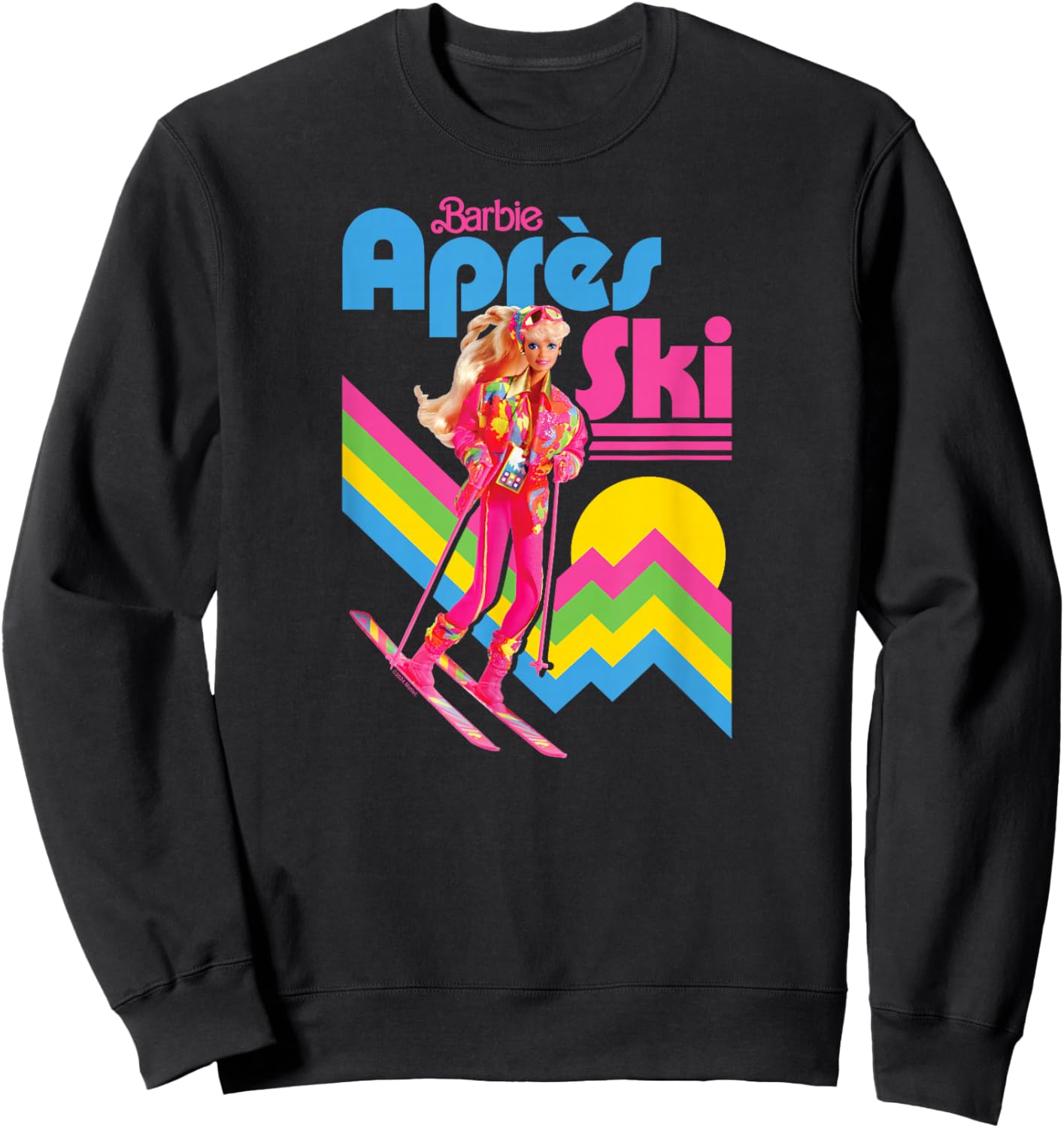 Barbie - Après Ski Retro Doll Sweatshirt - Sweatshirt | Black