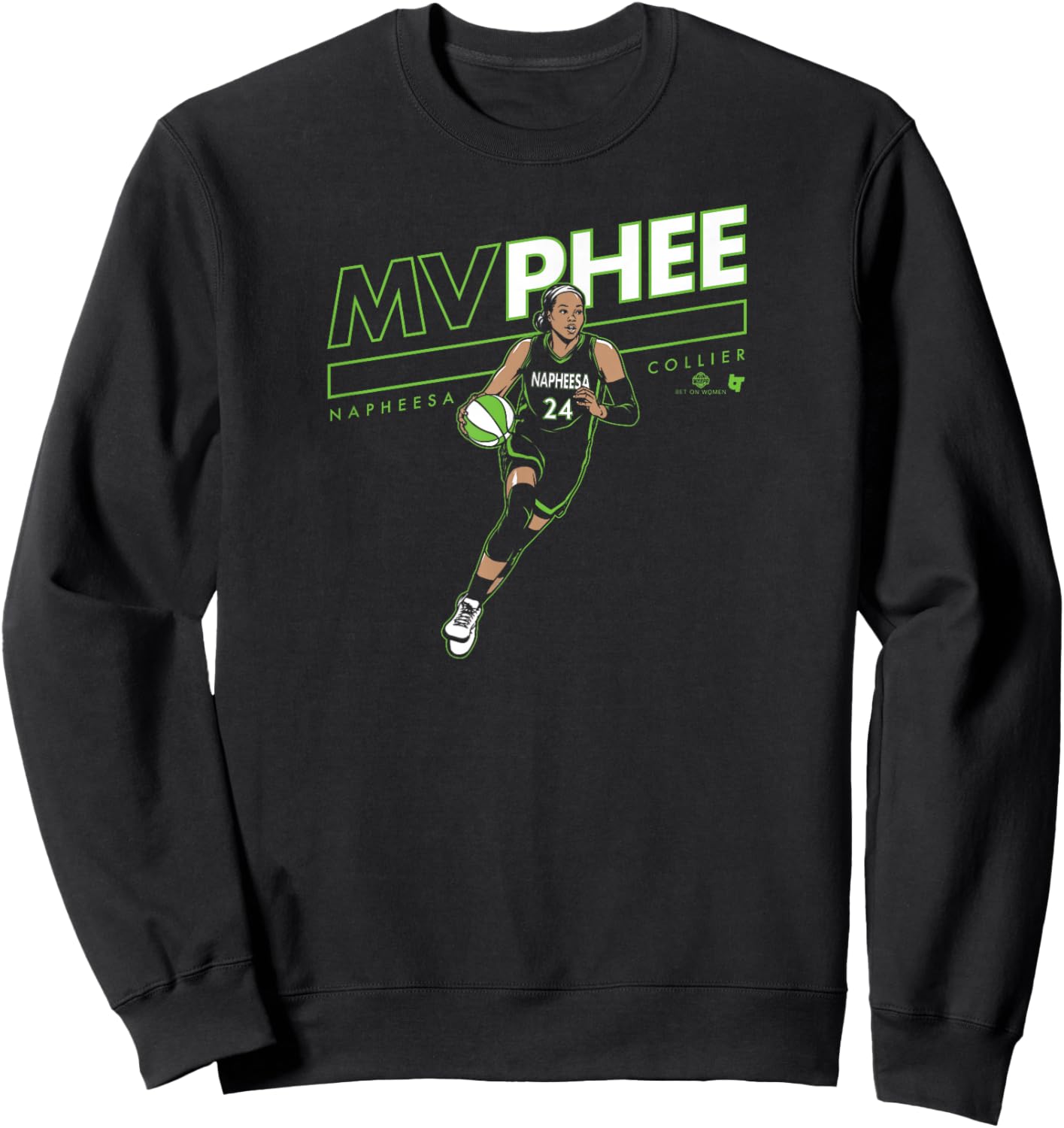 Napheesa Collier - MVPhee - Minnesota Basketball Sweatshirt - Sweatshirt | Black