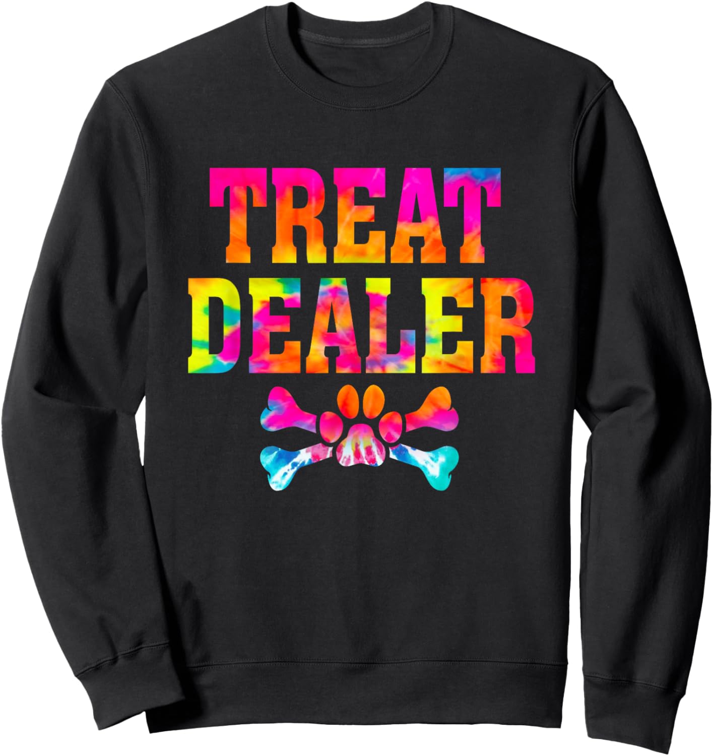 Dog Treat Dealer Humor Dog Owner Dog Treats Dog Lover Sweatshirt - Sweatshirt | Black