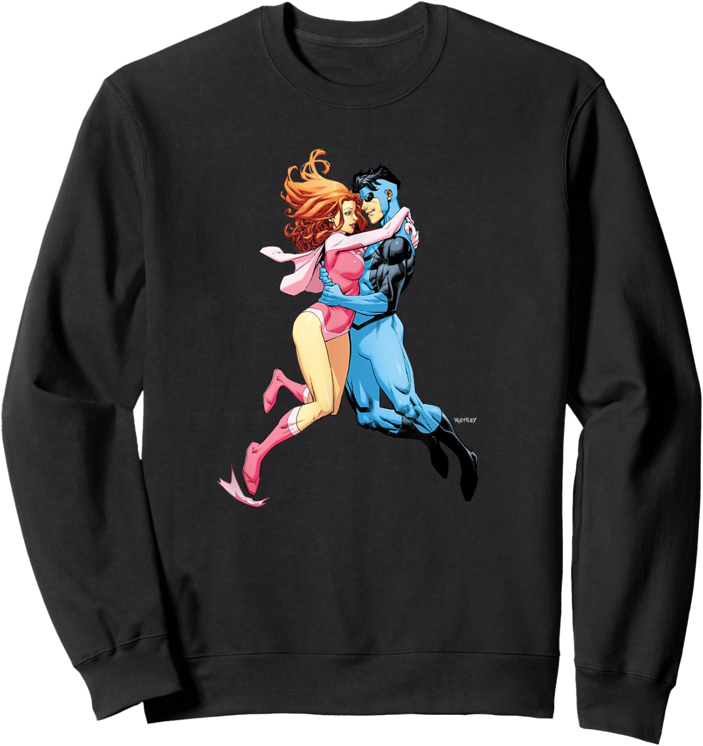 INVINCIBLE -Adults Black Cartoon , Small Sweatshirt - Sweatshirt | Black