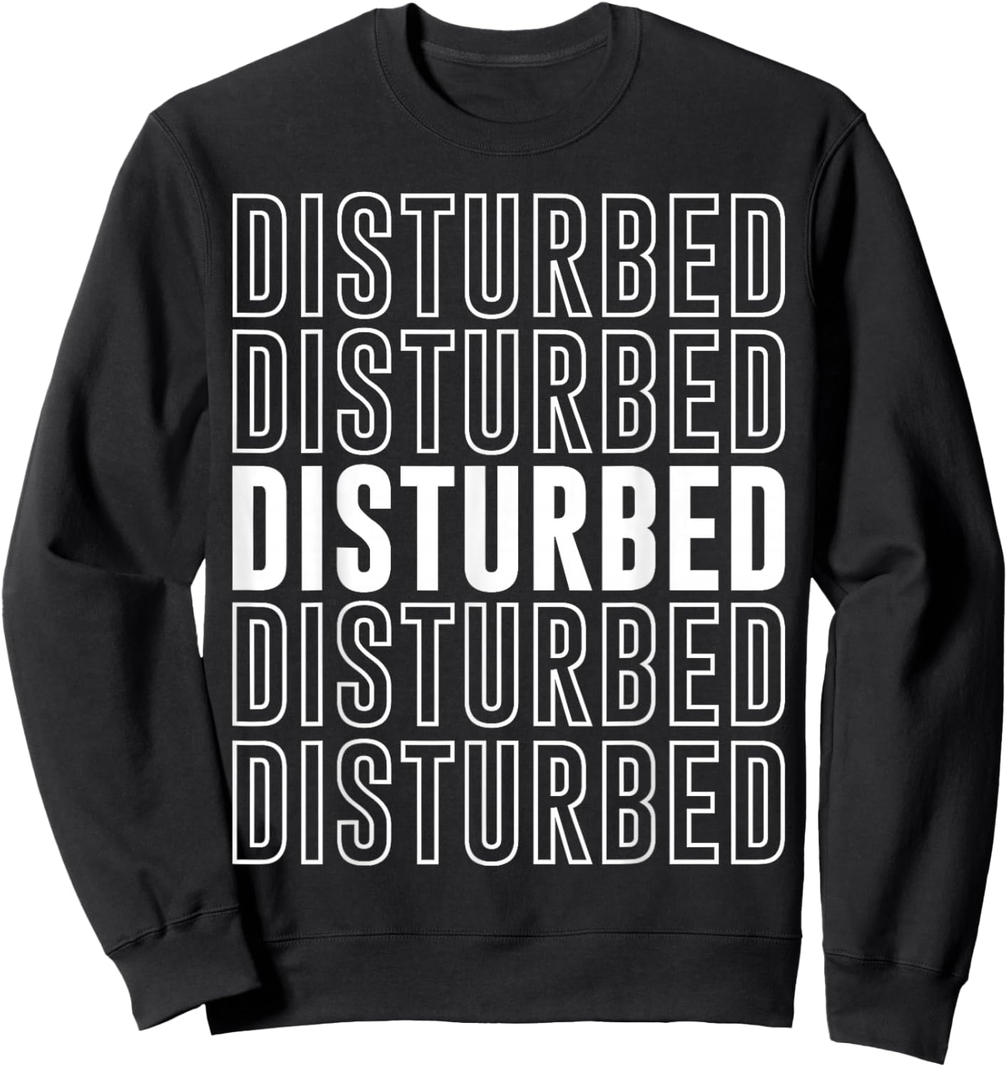 Disturbed Sweatshirt - Sweatshirt | Black