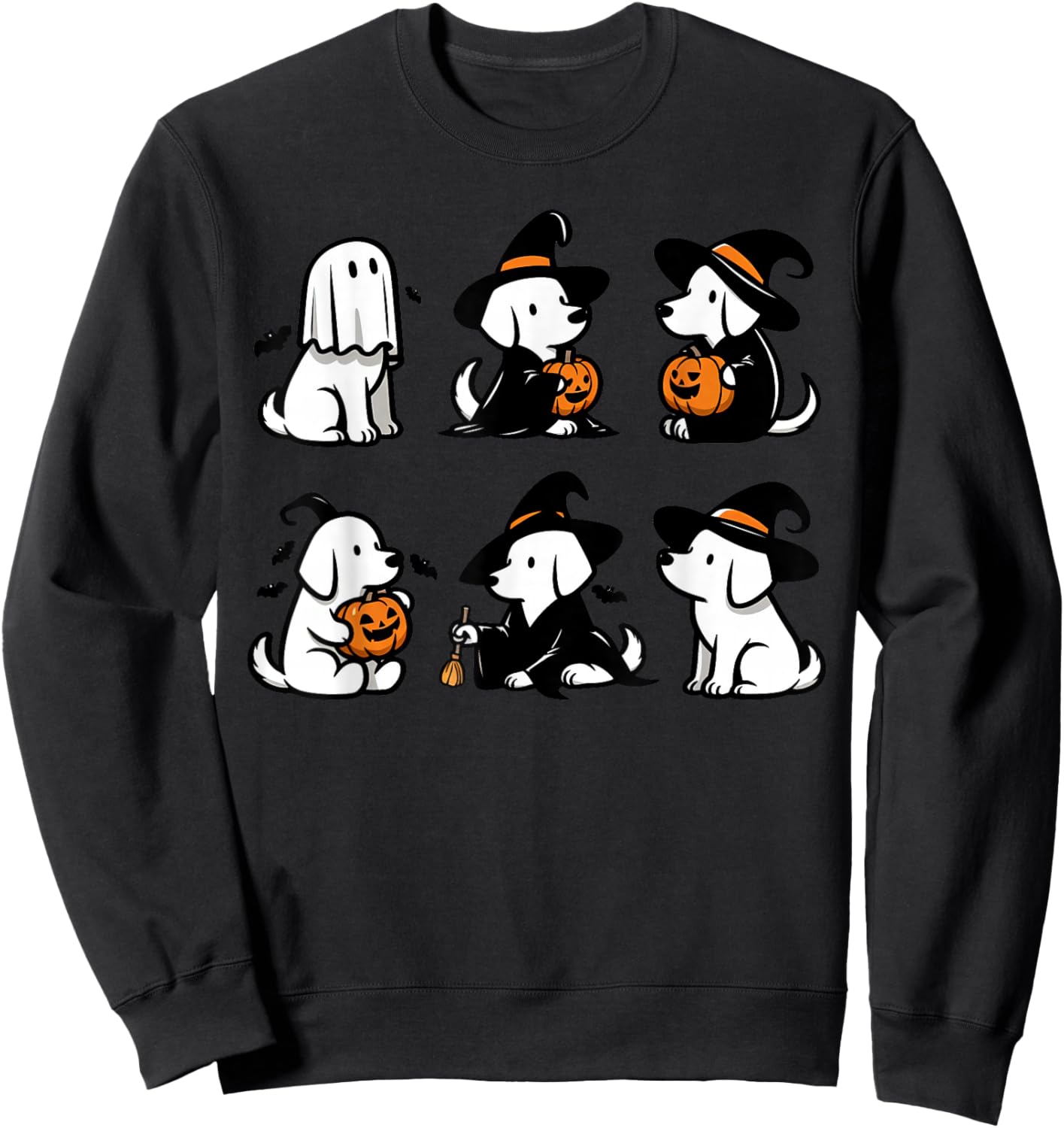 Funny Ghost Dog Funny Halloween Spooky Funny Boo Dog Lover Sweatshirt - Sweatshirt | Black