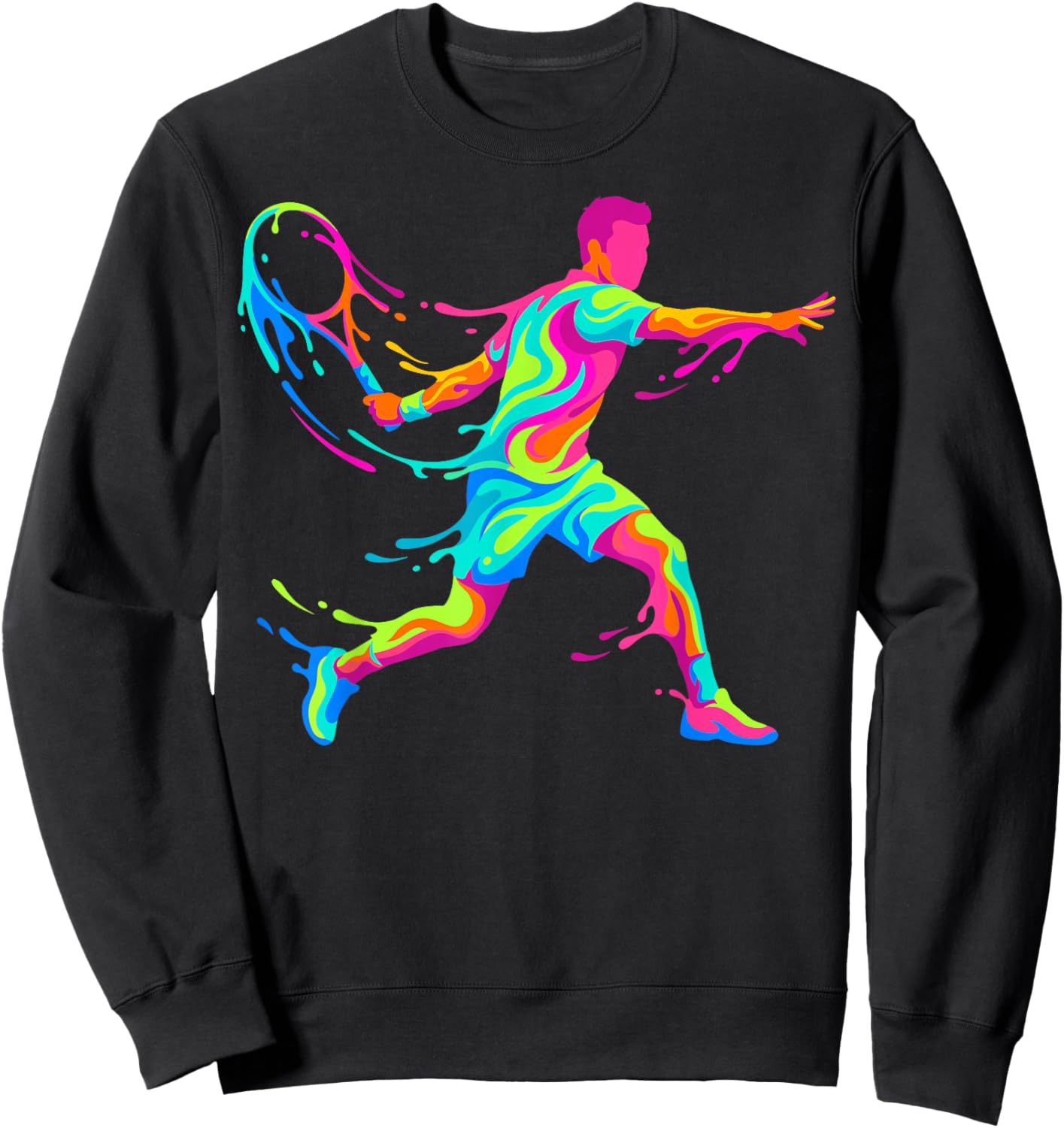 Tennis Player Man Child Boy Sweatshirt - Sweatshirt | Black