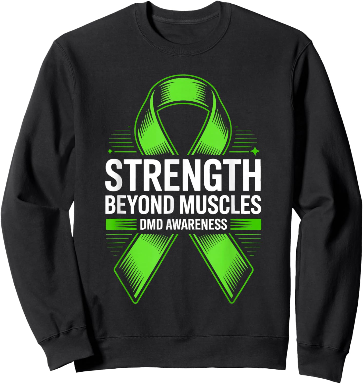 Duchenne Muscular Dystrophy Awareness Month DMD Sweatshirt - Sweatshirt | Black