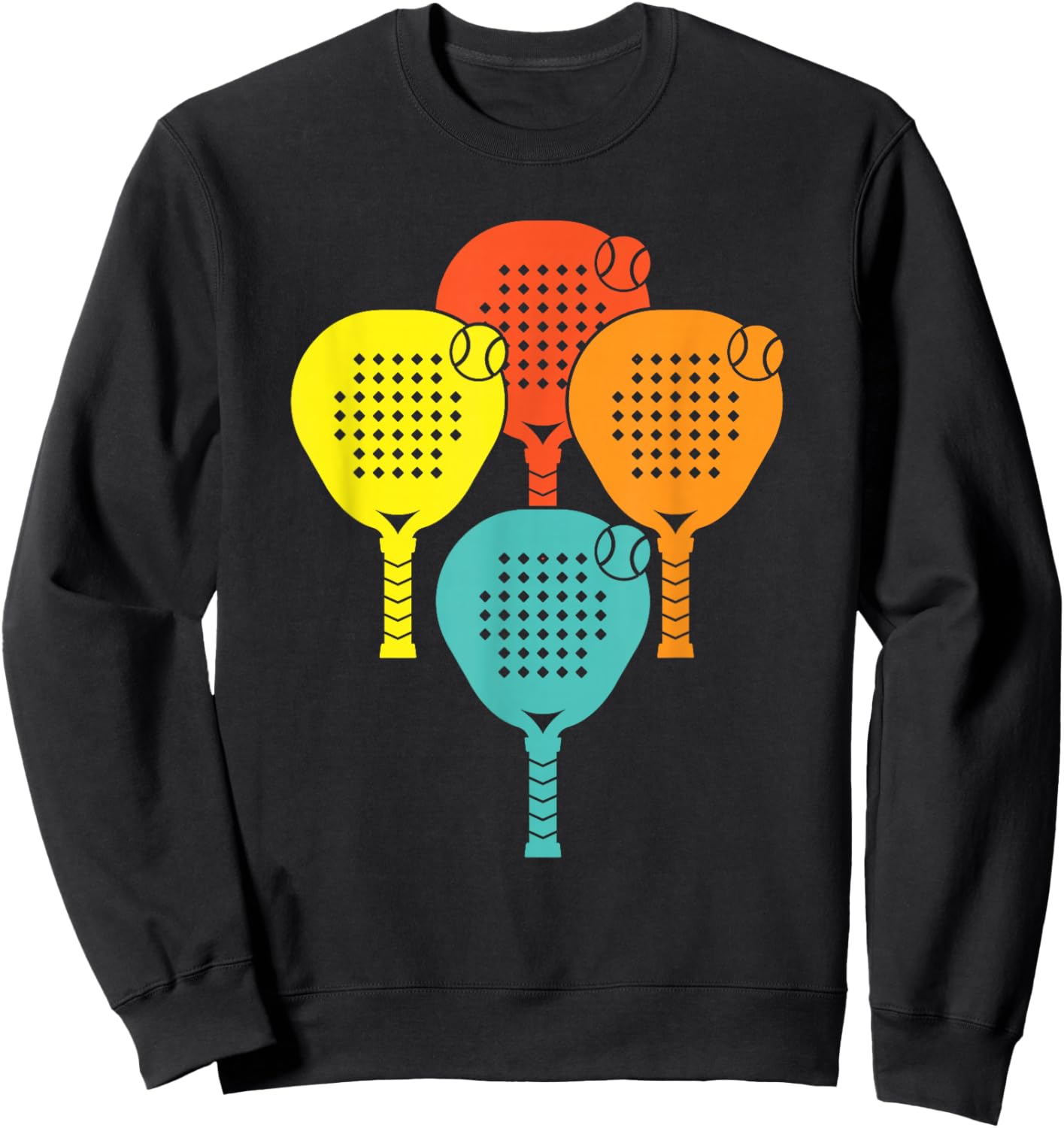 Platform Tennis Sweatshirt - Sweatshirt | Black