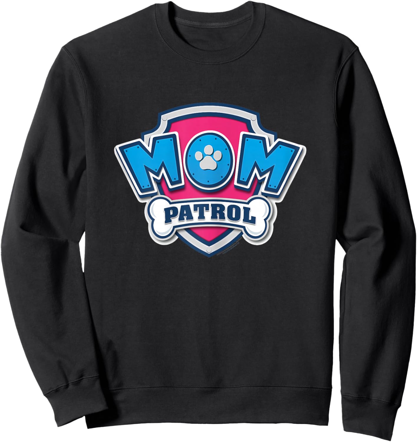 Offizielles Paw Patrol Merchandise Mom Patrol Sweatshirt - Sweatshirt | Black