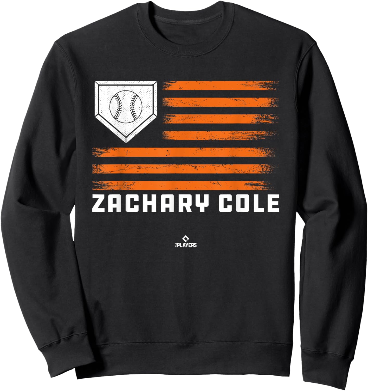 Vintage Flag Gameday Zachary Cole Prospect Baseball Fan Gear Sweatshirt - Sweatshirt | Black