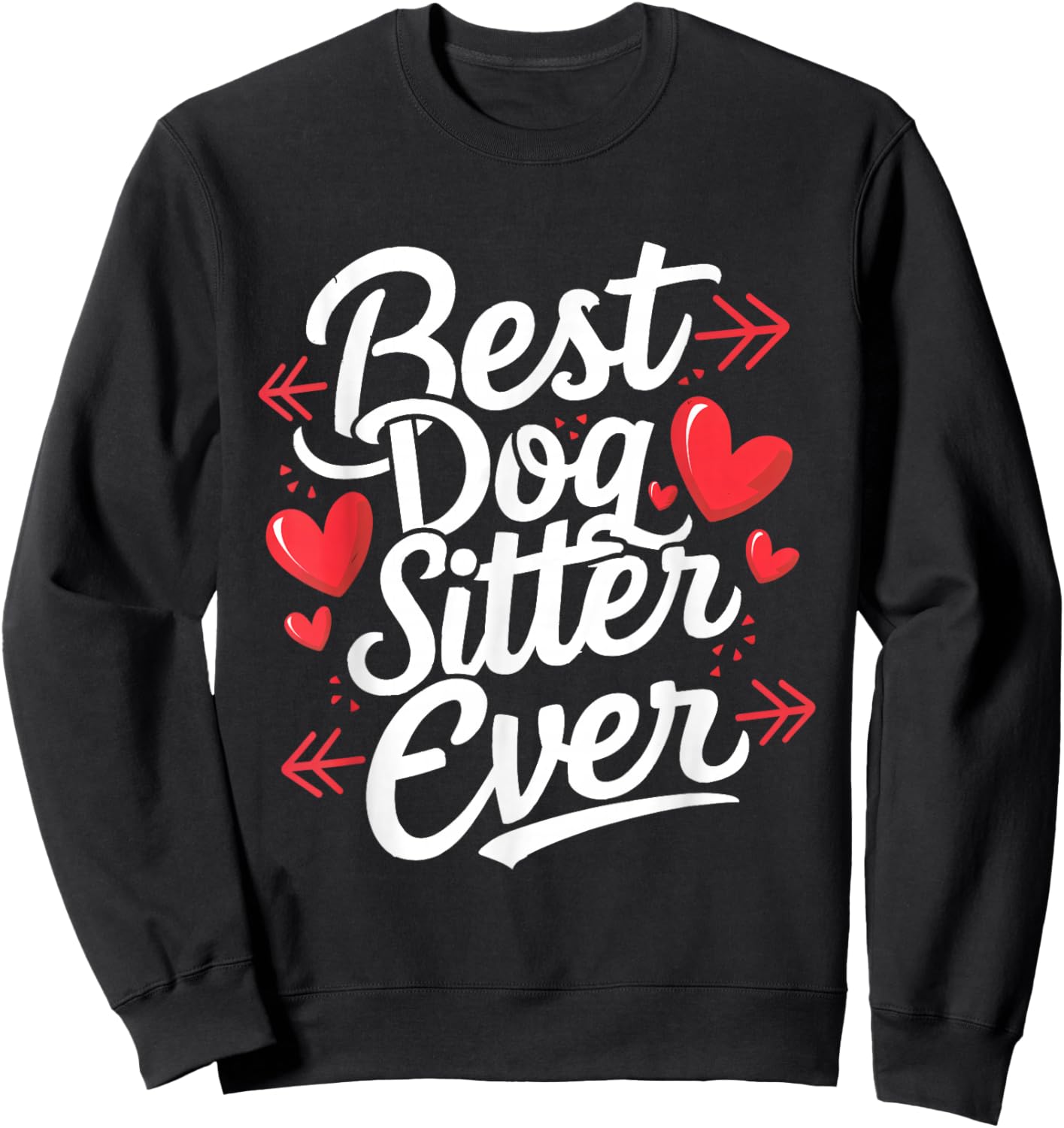 Dog babysitter cute Sweatshirt - Sweatshirt | Black