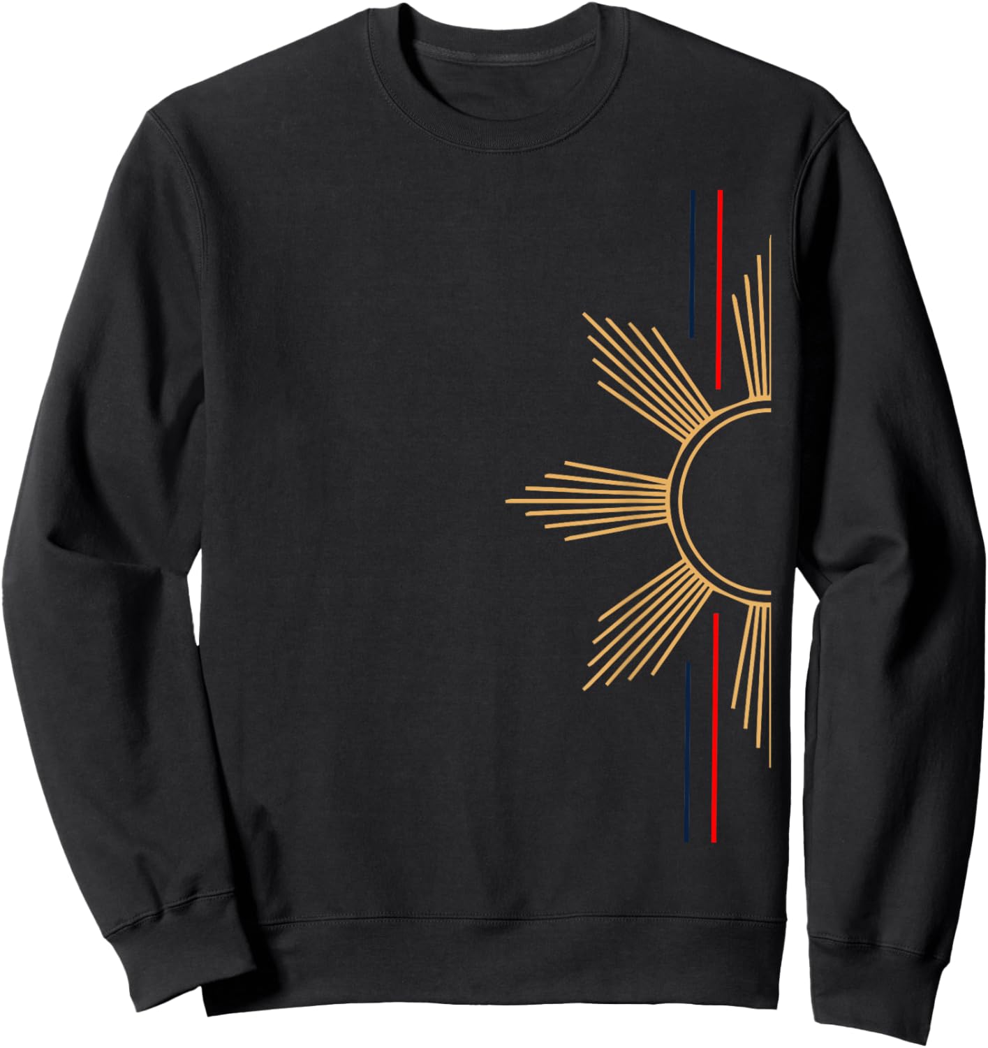 Philippine Sun Minimalist Sweatshirt - Sweatshirt | Black