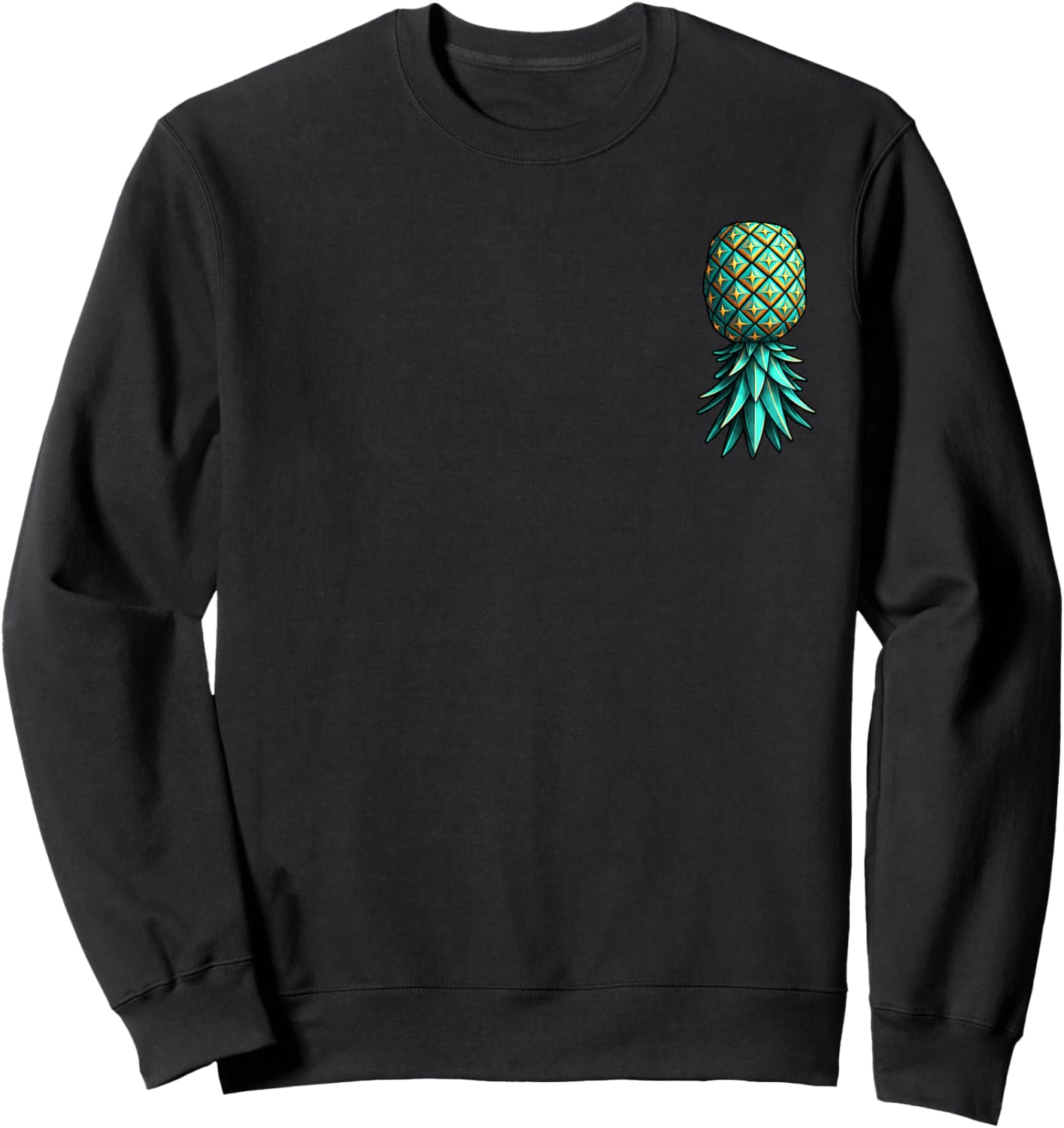 Secret Order - Upside Down Pineapple Alternative Lifestyle Sweatshirt - Sweatshirt | Black