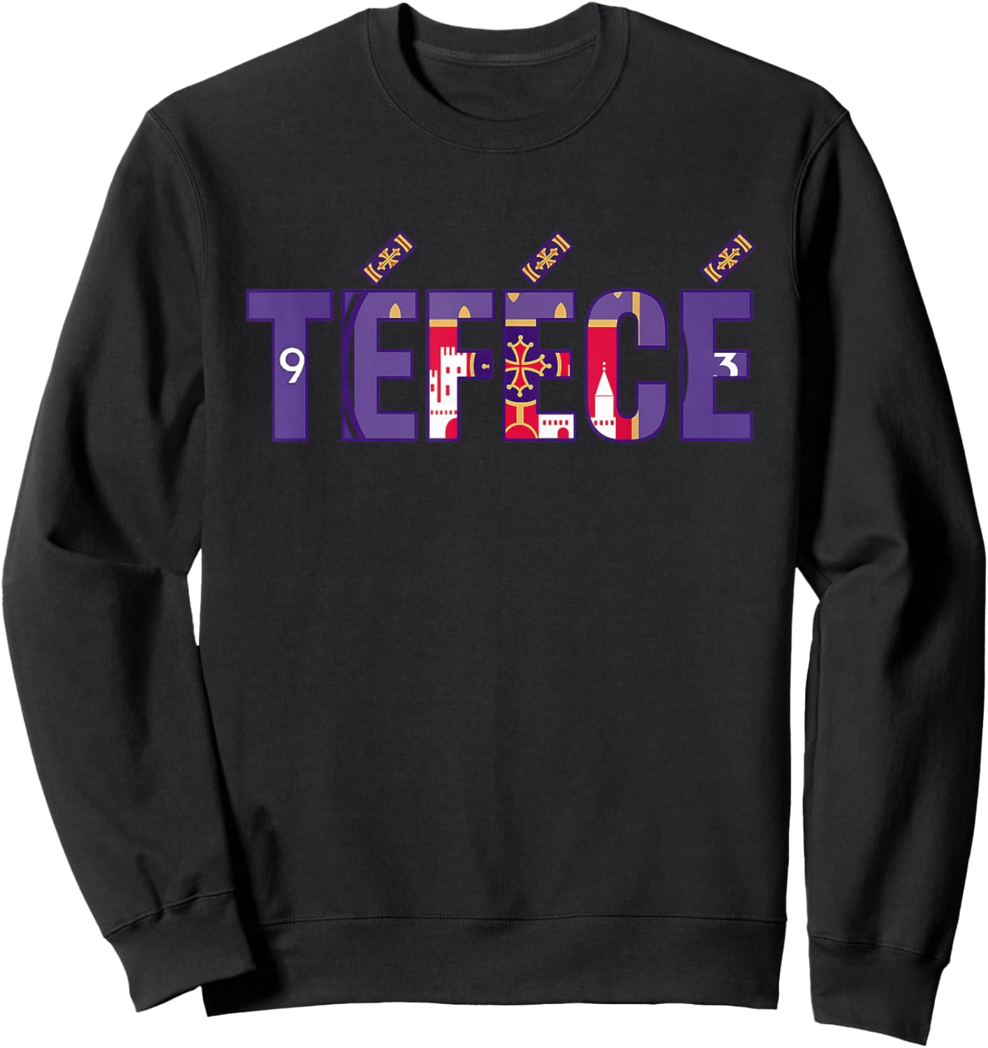 Tefaecé - Forza Viola Sweatshirt - Sweatshirt | Black