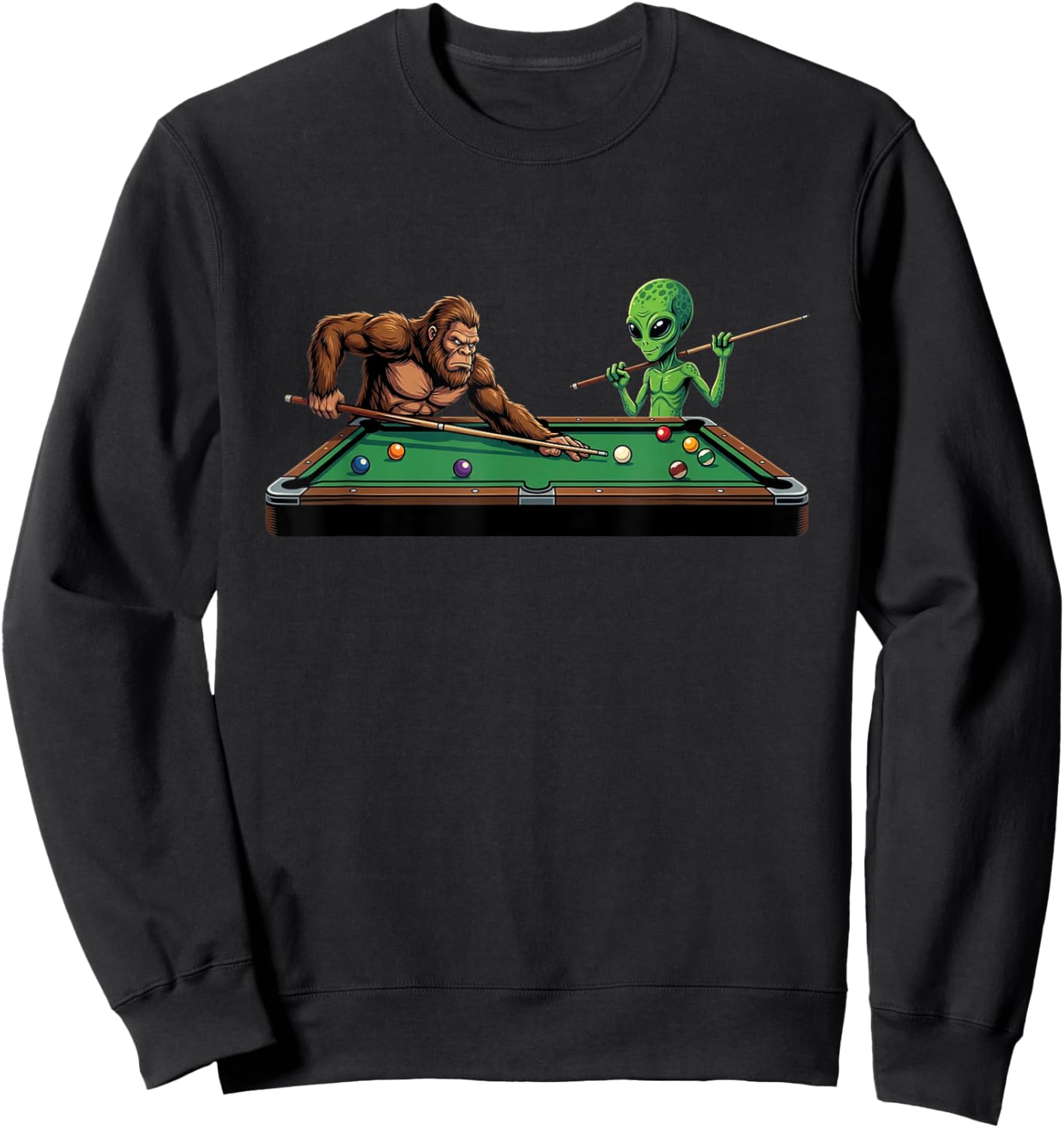Billiards Player Pool Player Men Women Kids Sweatshirt - Sweatshirt | Black