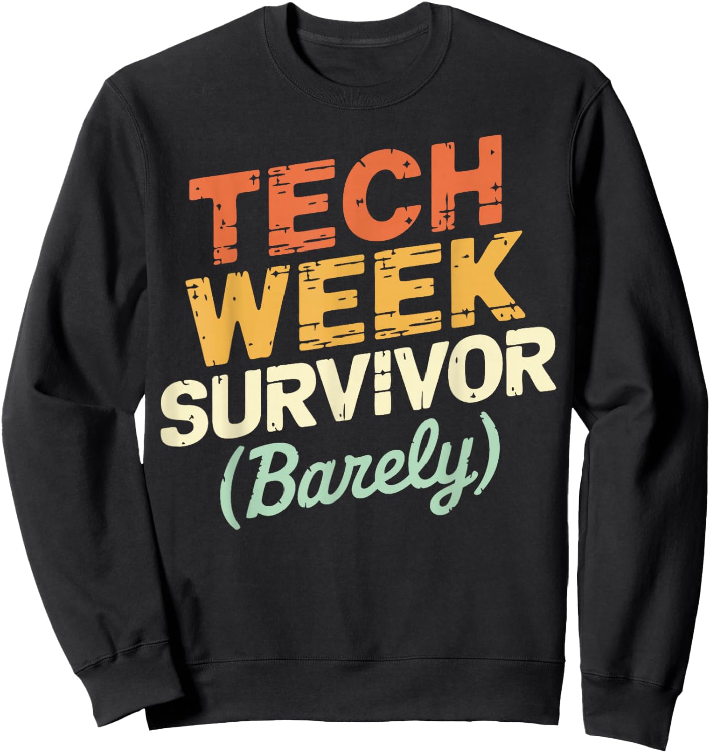 Theatre Crew Tech Week Stage Manager Theater Manager Sweatshirt - Sweatshirt | Black