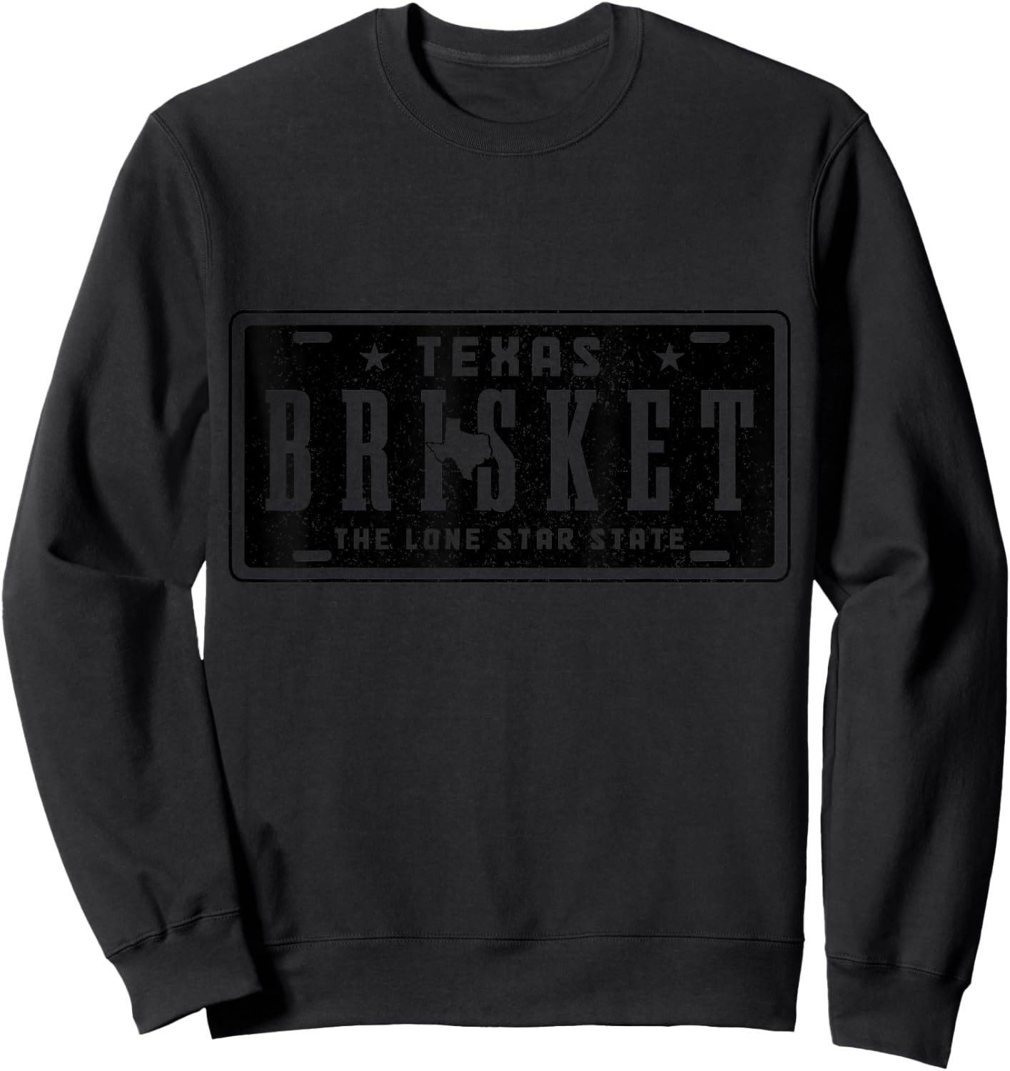 Texas BBQ Brisket Meat Smoking Barbecue Grill Grilling Sweatshirt - Sweatshirt | Black