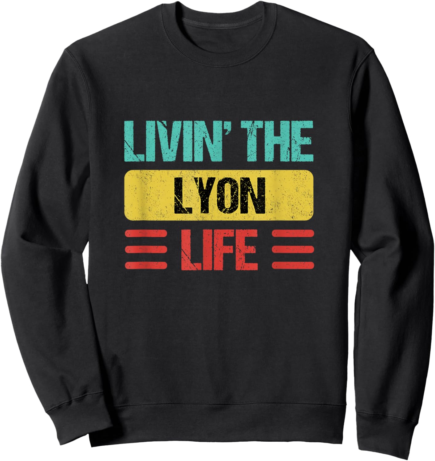 Lyon France Sweatshirt - Sweatshirt | Black