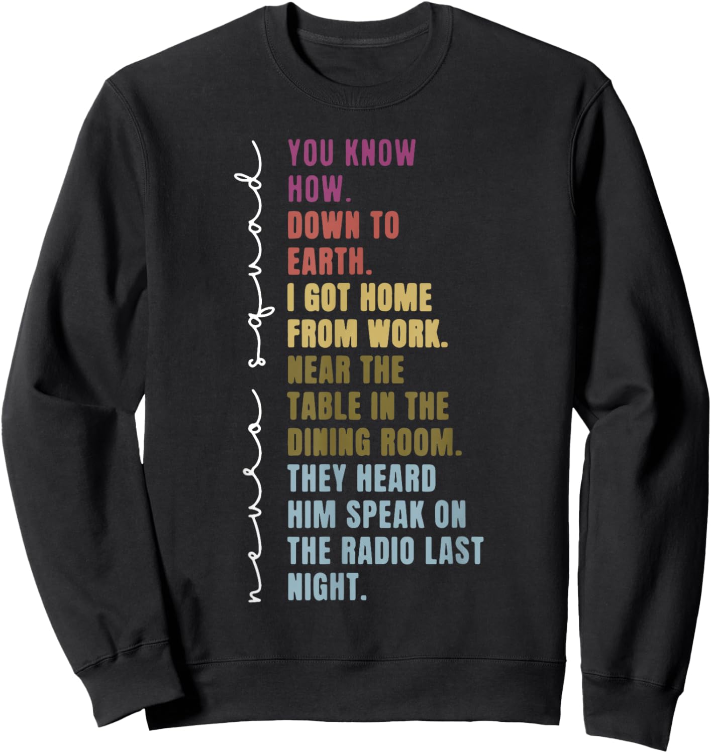 Neuro Nurse, Stroke, Funny Nurse, Neuro, Stroke Nurse, Neuro , Small, Black Sweatshirt - Sweatshirt | Black