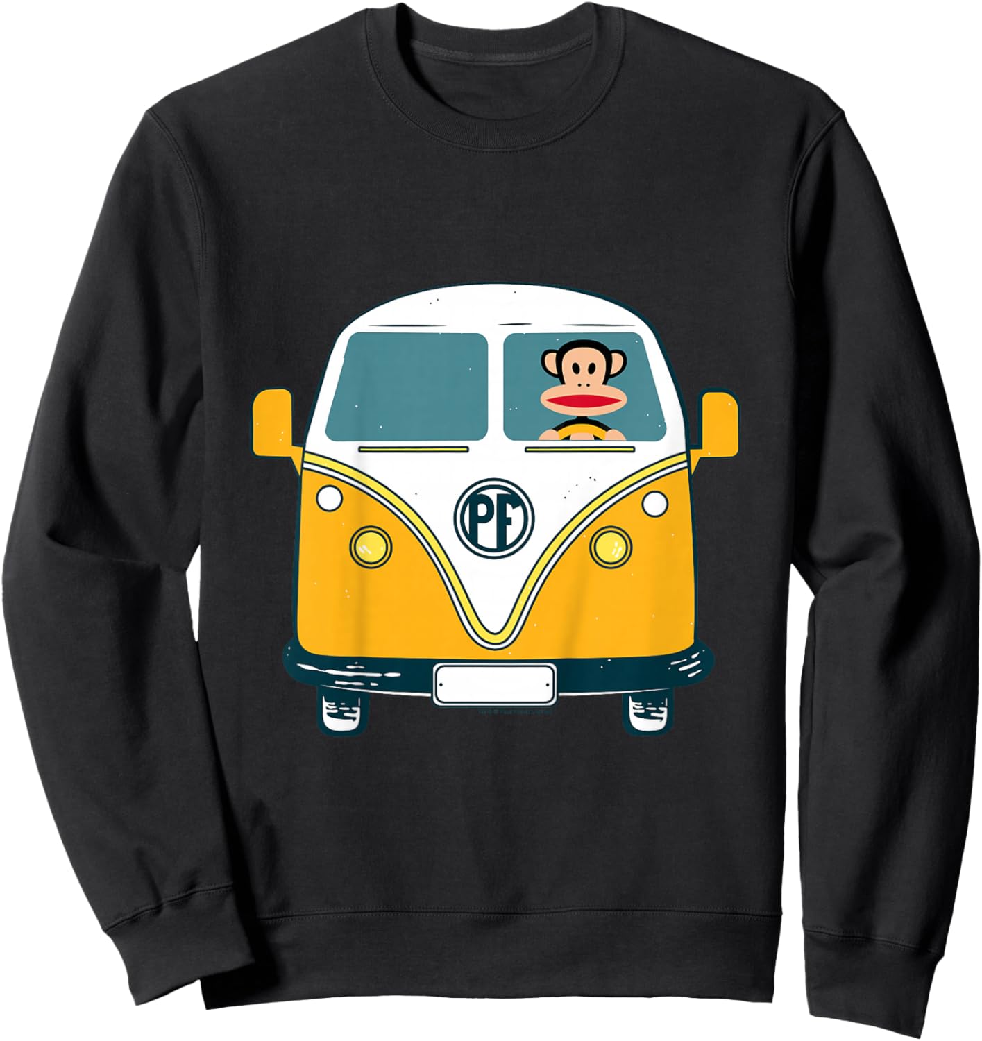 Paul Frank Julius Der AFFE im PF Camper Adventure Kids Sweatshirt - Sweatshirt | Black