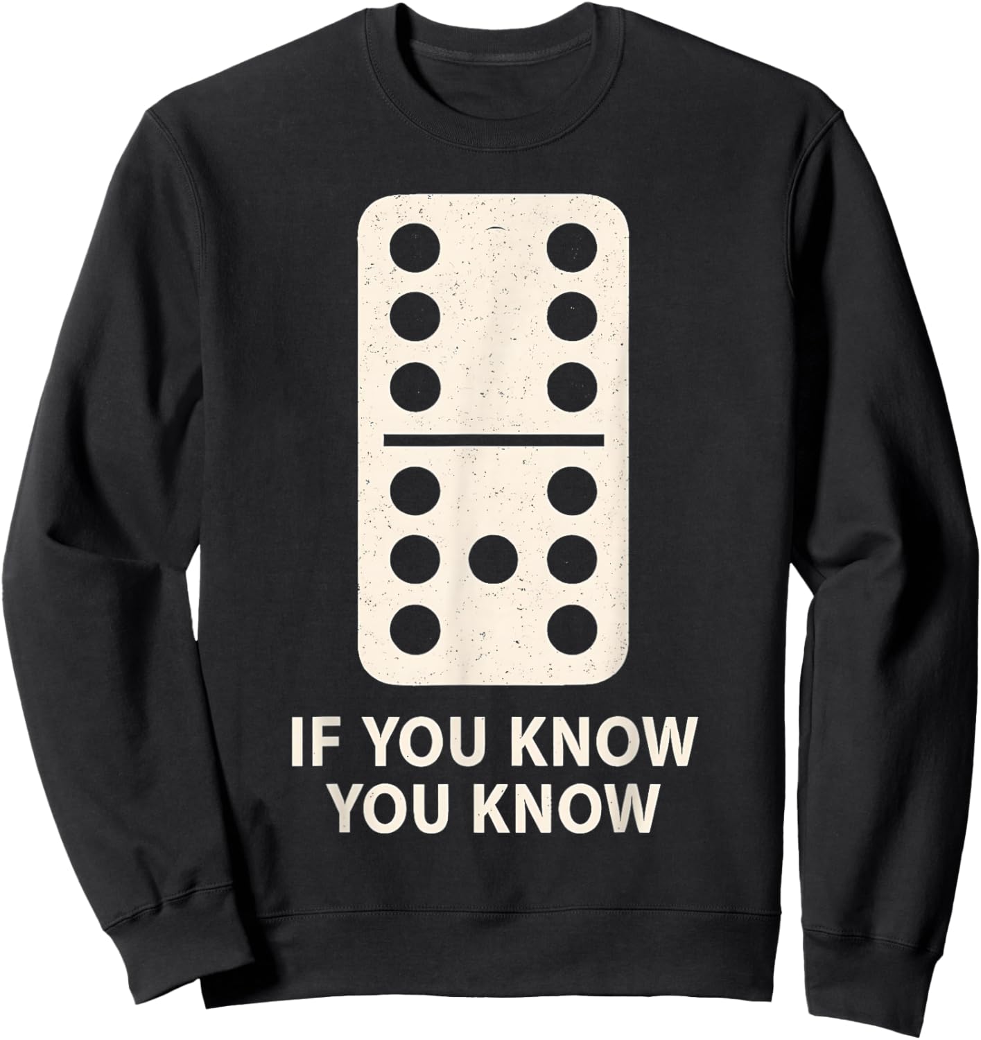 6 7 Domino If You Know You Know Teacher Math Sweatshirt - Sweatshirt | Black