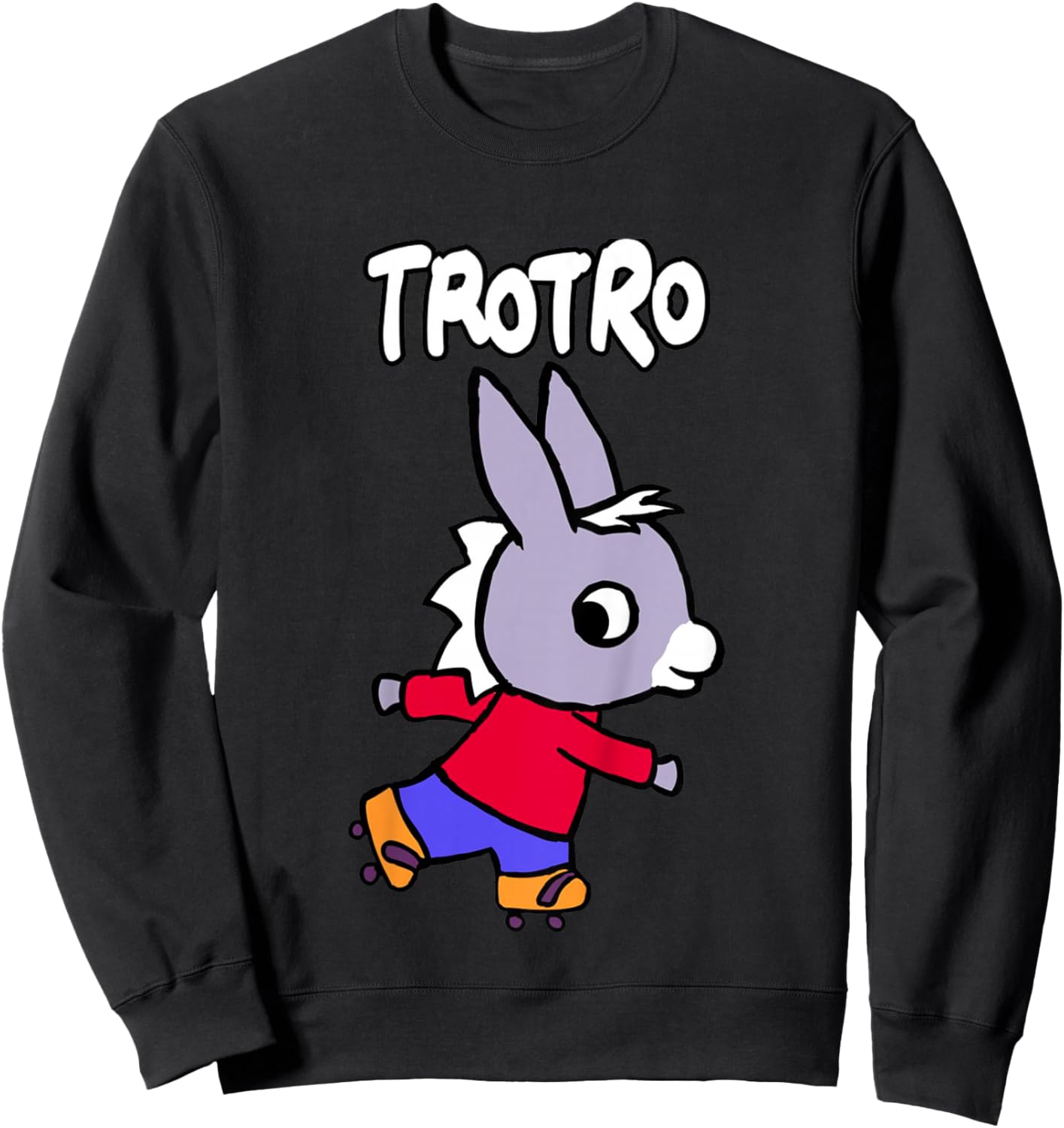 Enfant Trotro : Aventure d'apprentissage Mignon Petit âne Sweatshirt - Sweatshirt | Black