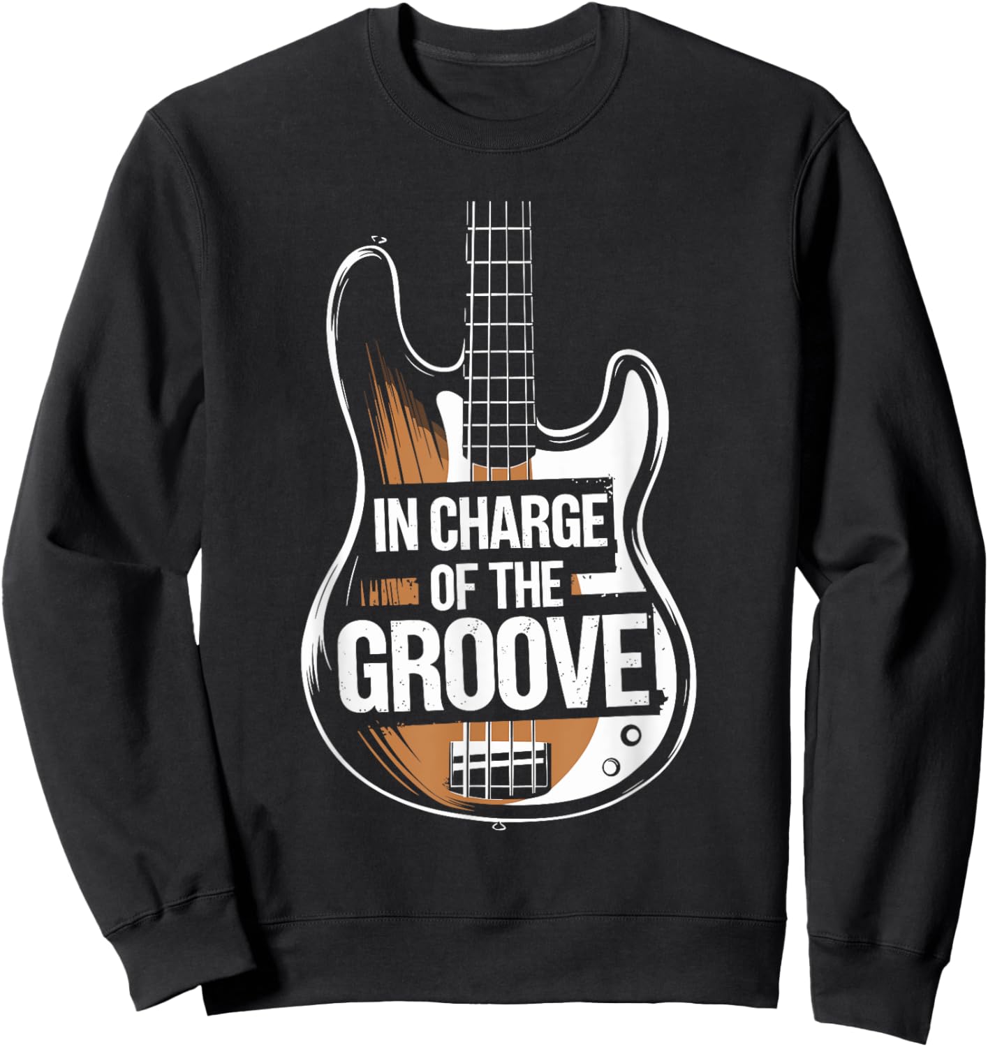 Bass Player Musician for Bass Guitar Bassist Sweatshirt - Sweatshirt | Black