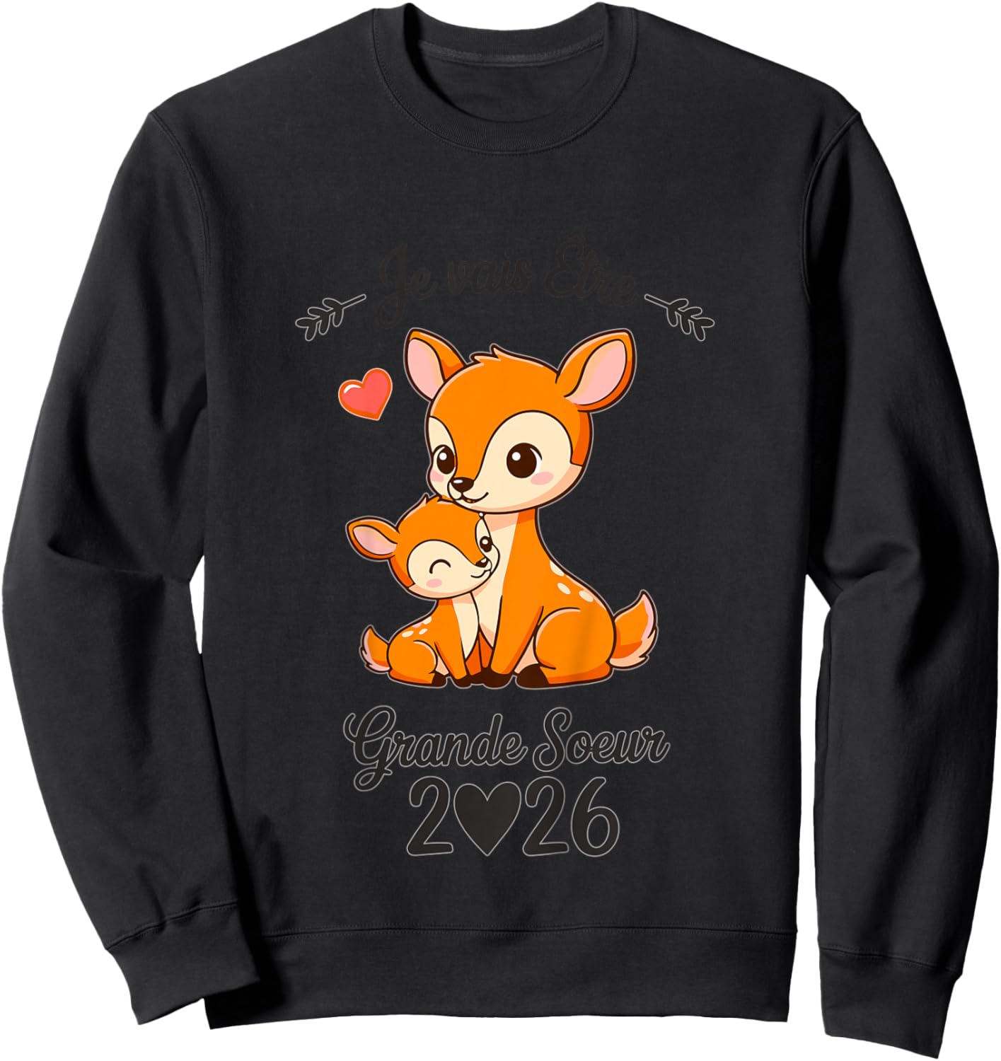 Child Future Big Sister 2026 I Will Be Big Sister 2026 Sweatshirt - Sweatshirt | Black