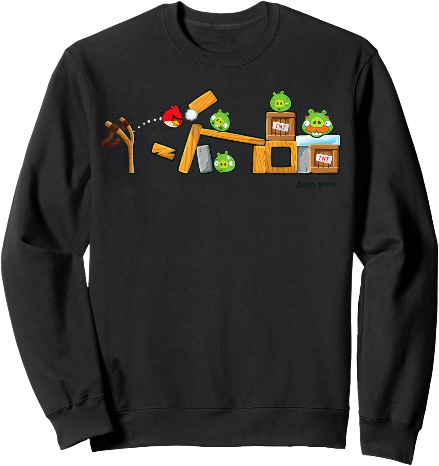 Angry Birds Classic Gameplay Sweatshirt - Sweatshirt | Black