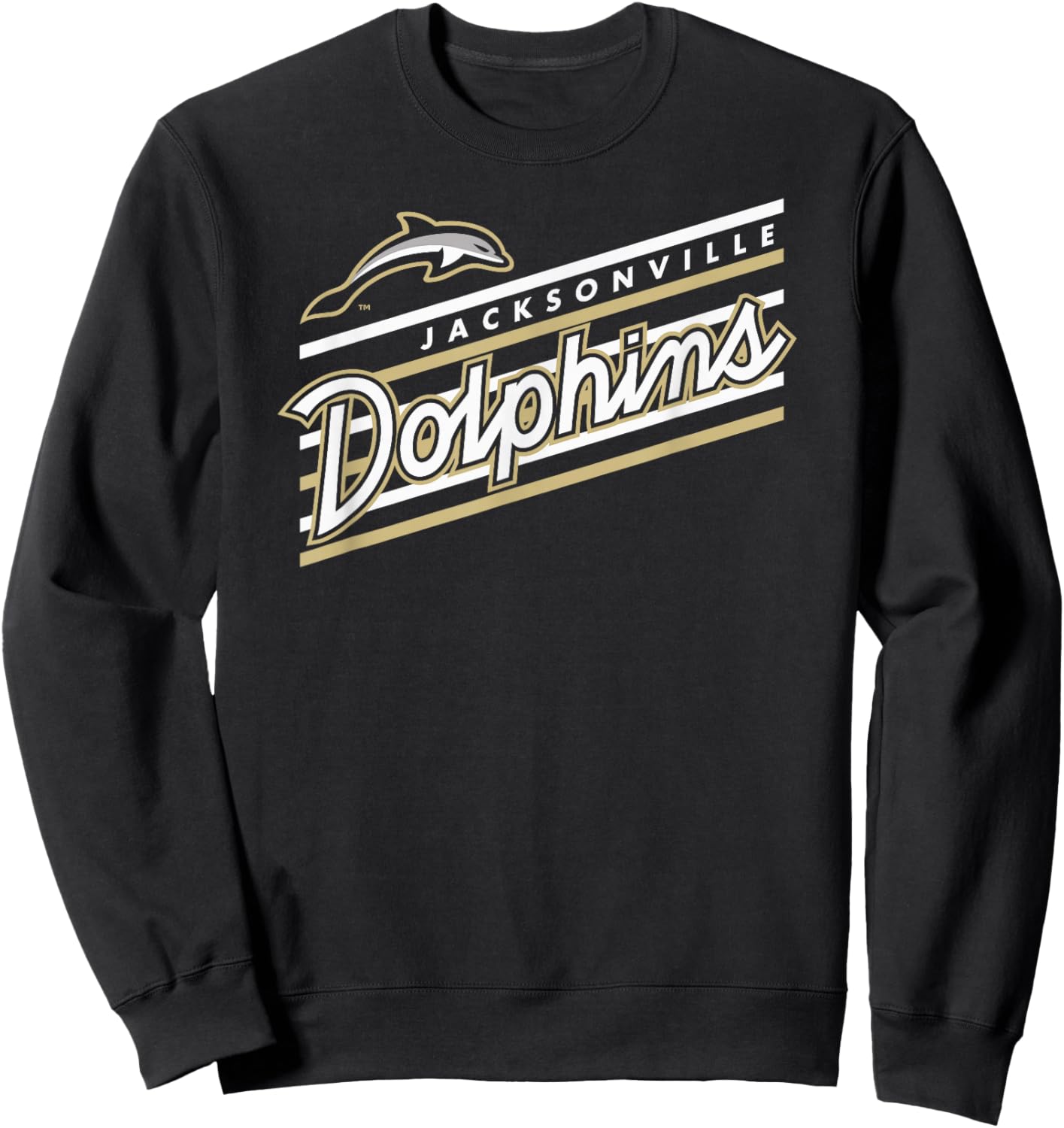 Jacksonville Dolphins Retro Performer Green Sweatshirt - Sweatshirt | Black