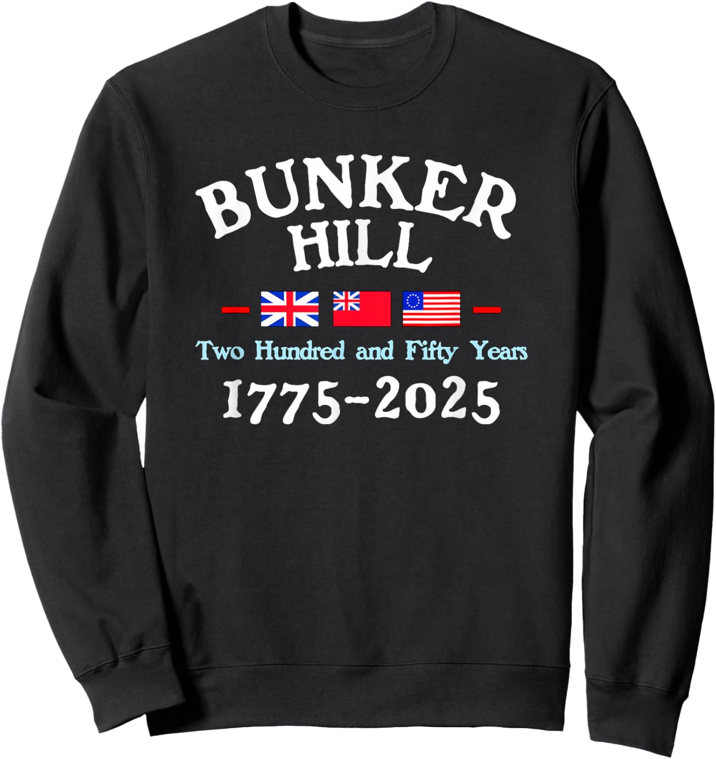 Revolutionary War Lexington Concord Sweatshirt - Sweatshirt | Black