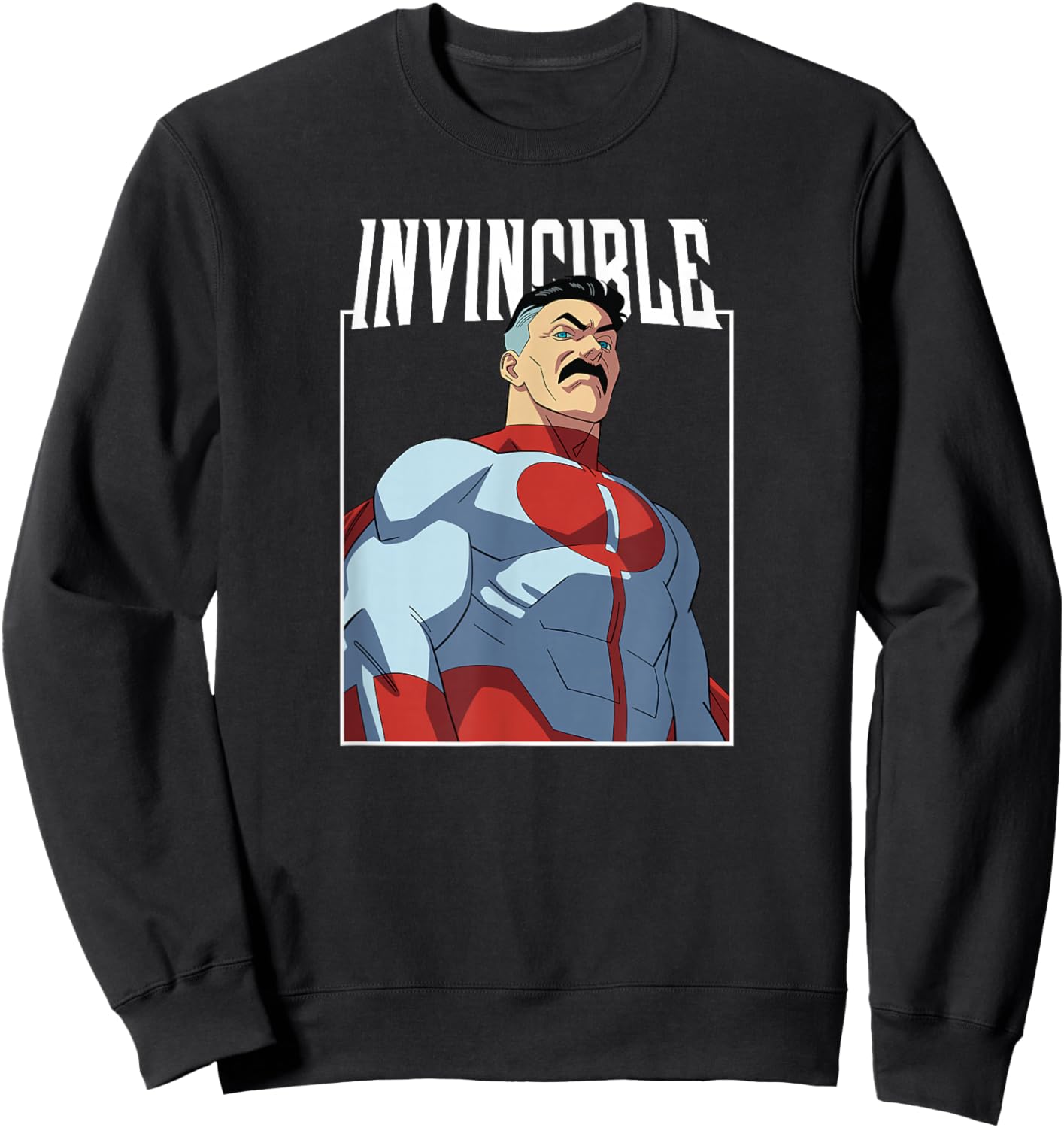 Invincible - Omni-Man Character Logo Sweatshirt - Sweatshirt | Black