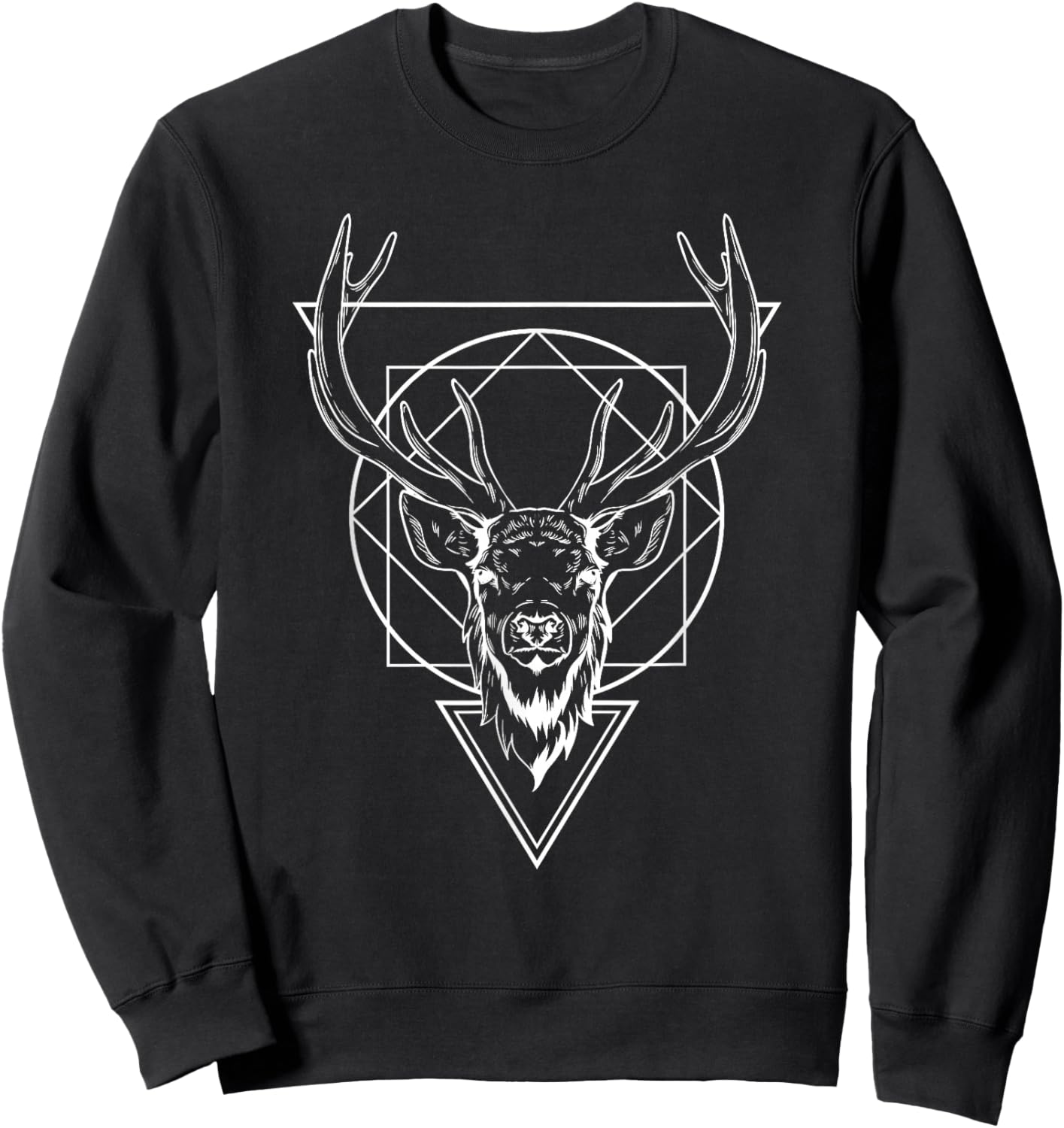 Chasseur de cerf avec Bois Sweatshirt - Sweatshirt | Black