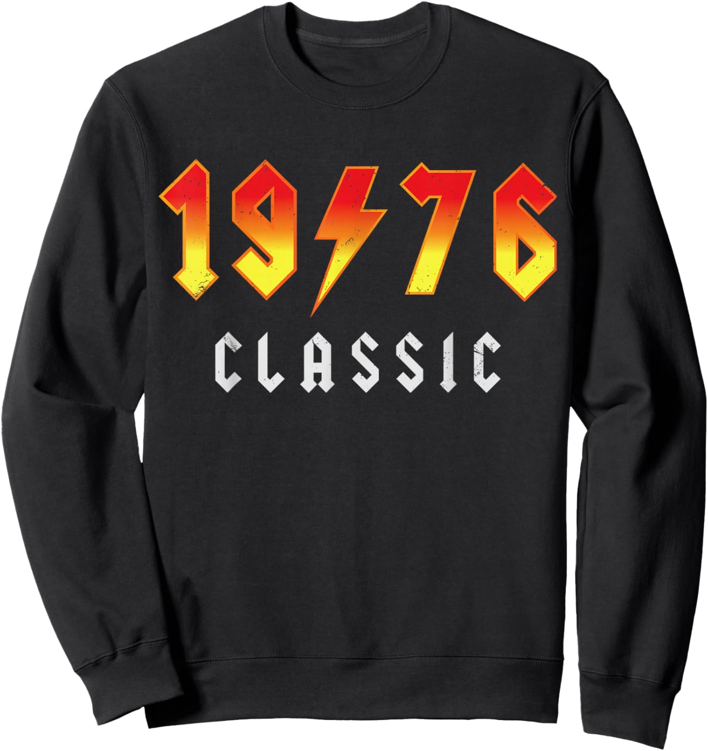 1976 Birthday Man 50th Decoration Funny 50s 50th Birthday Sweatshirt - Sweatshirt | Black