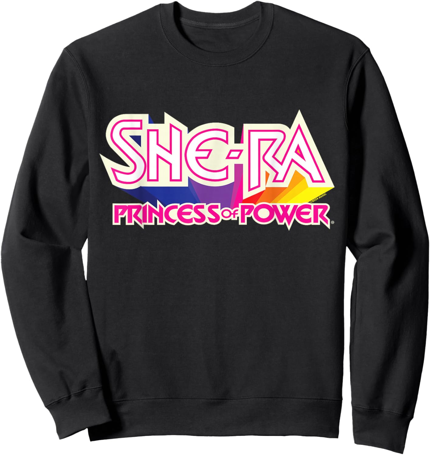 Masters of The Universe She-Ra Princess of Power Logo Sweatshirt - Sweatshirt | Black