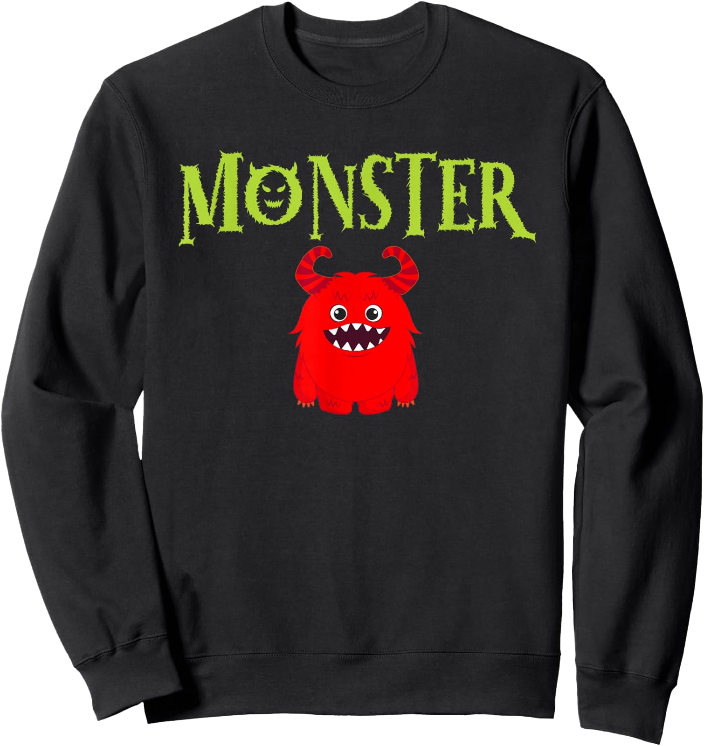 I've Created A Monster Matching Mom And Kids Set Sweatshirt - Sweatshirt | Black