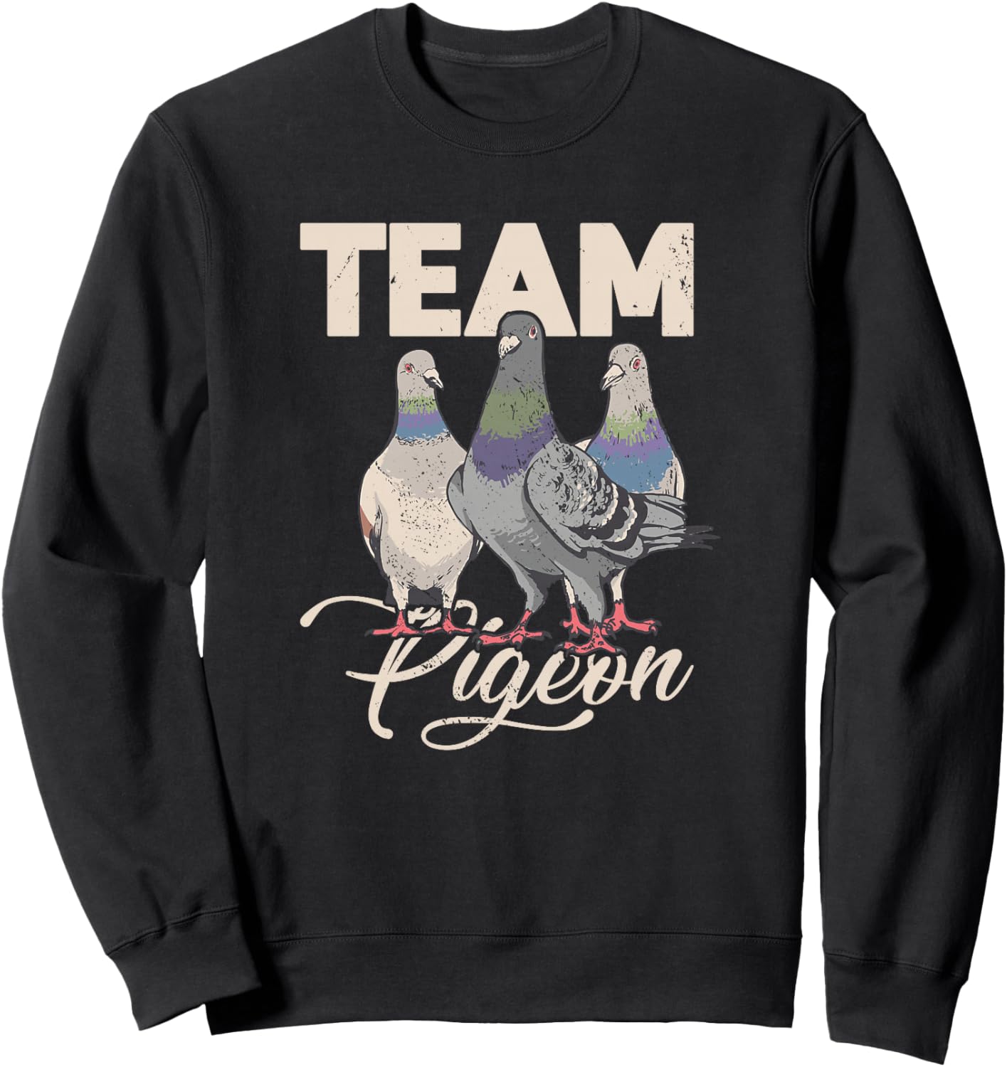 Team Pigeon Haut de Gamme Sweatshirt - Sweatshirt | Black