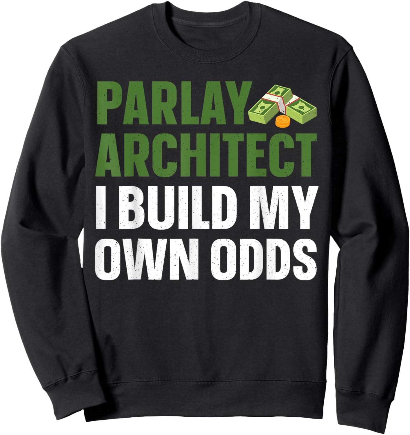 Best Sports Betting Art Women Parlay Sports Gambler Sweatshirt - Sweatshirt | Black