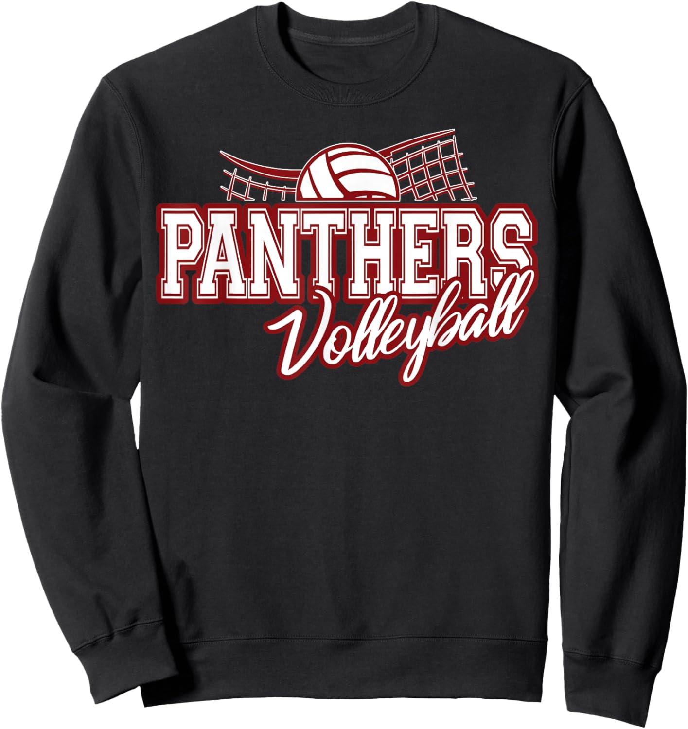 Panthers Volleyball Back to School Spirit M Sweatshirt - Sweatshirt | Black