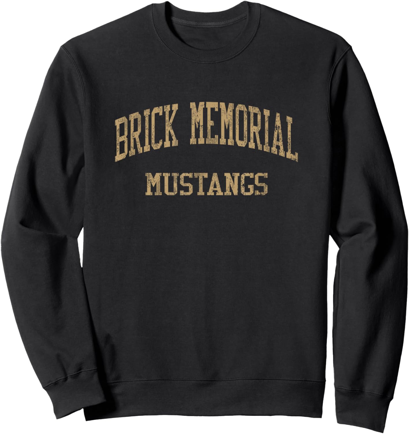 Brick Memorial High School HS Brick NJ Vintage Sports Sweatshirt - Sweatshirt | Black
